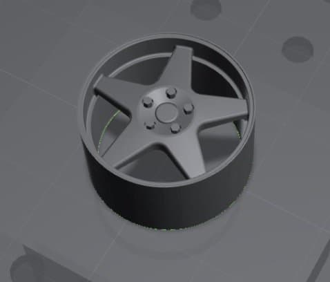 17" Polaris Fälgar + Michelin Däck till Welly 1/24 Volvo 244