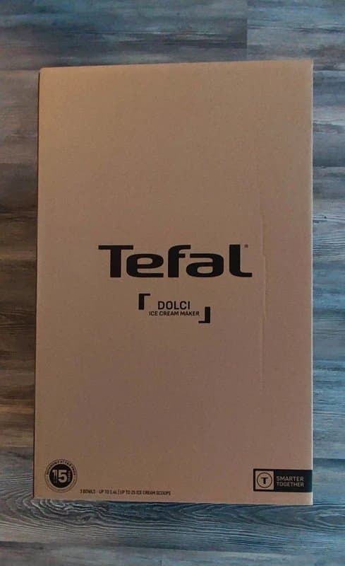 Tefal Dolci. IG602A Eismaschine. Modell 2026. Versiegelt. NEU. 2 Jahre Garantie!