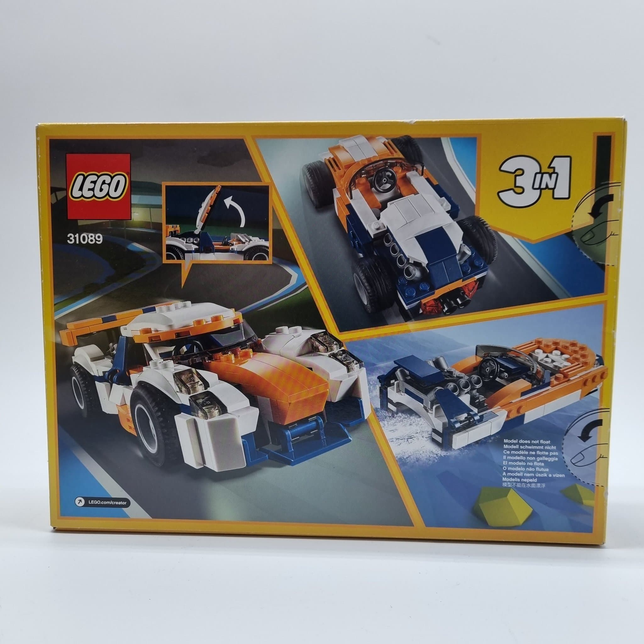 NYTT OÖPPNAT LEGO Creator 31089 Racerbil