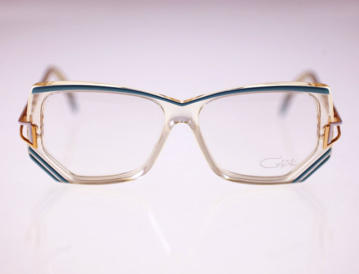 Cazal Mod 176 Col 231 ladies vintage sunglasses with original clear lenses-NEW