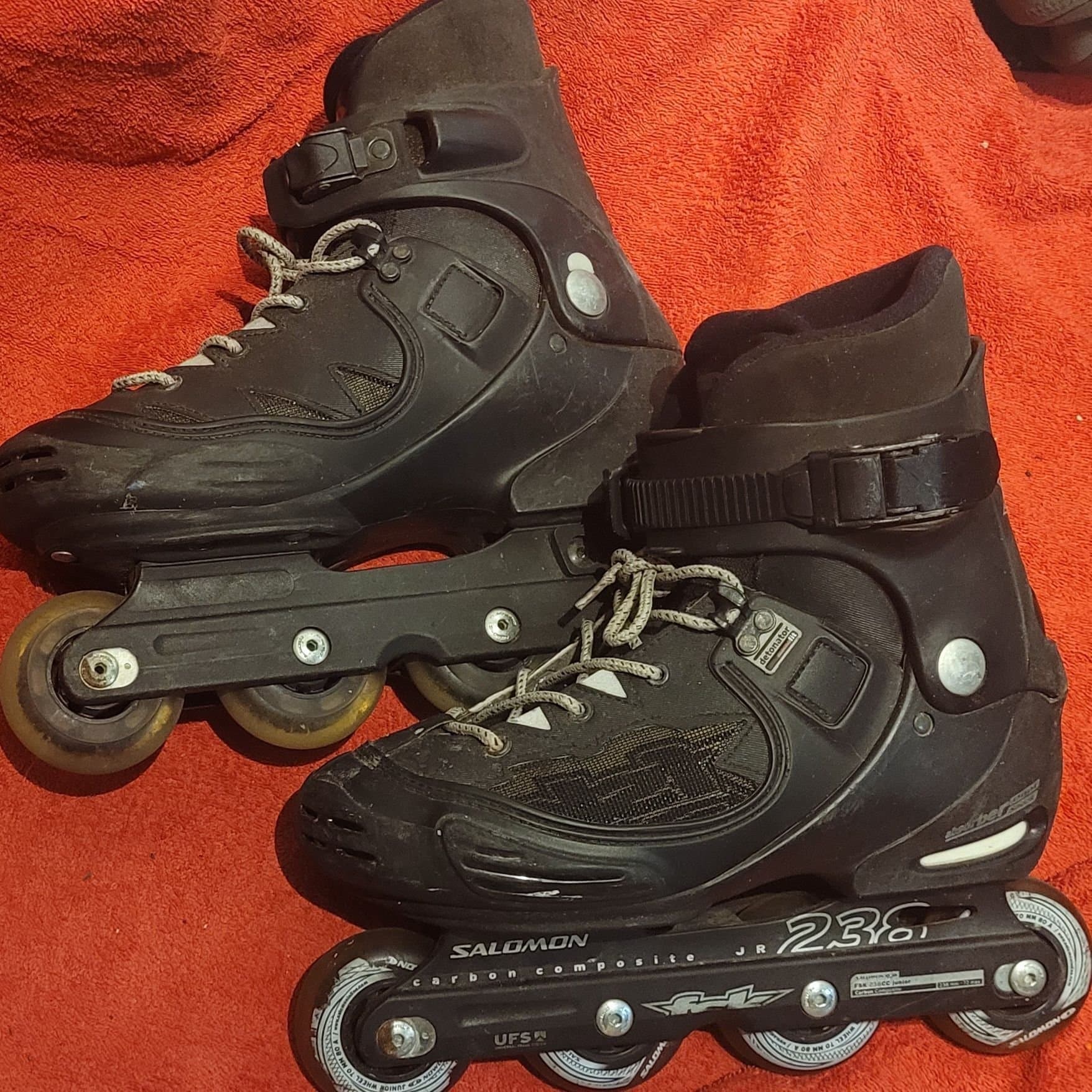 Salomon 238 cc junior inlines rullskridskor 39, 2/3