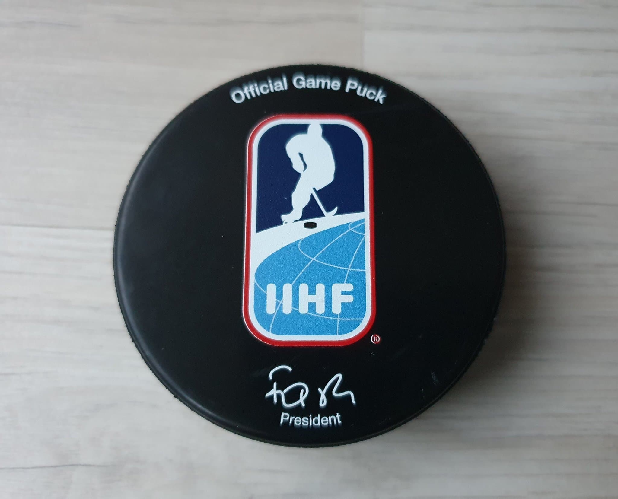 IIHF Ishockey-VM 2018 Danmark Officiell Puck