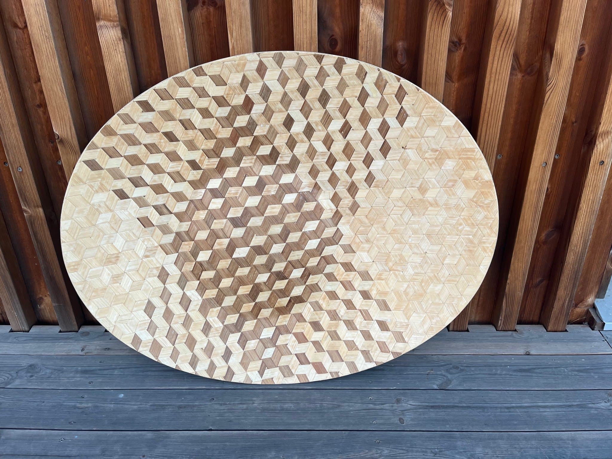 IKEA PS 2000-tal design Nicolas Cortolezzi flätad bambu