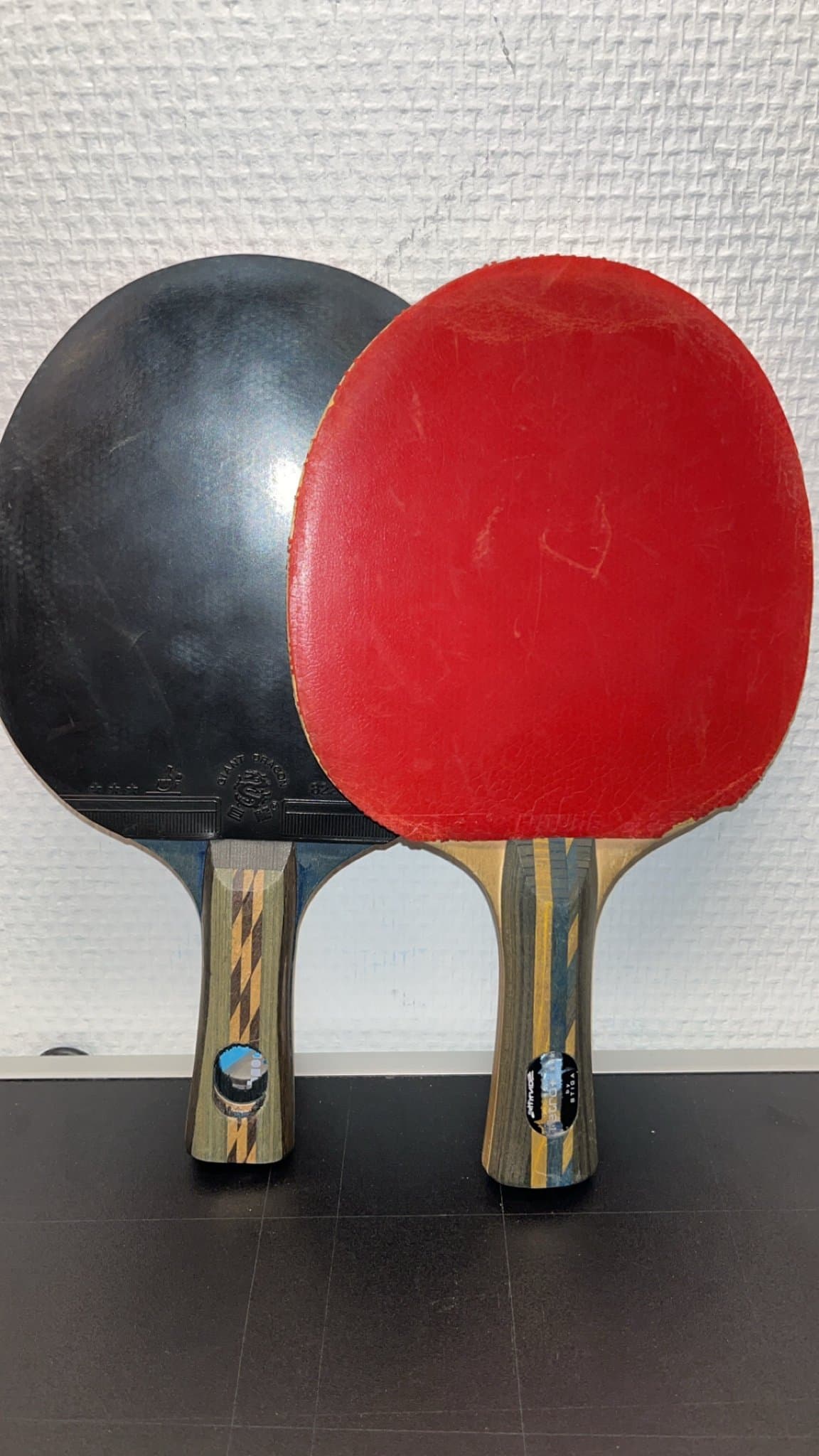 2 Stiga bordtennisracketar