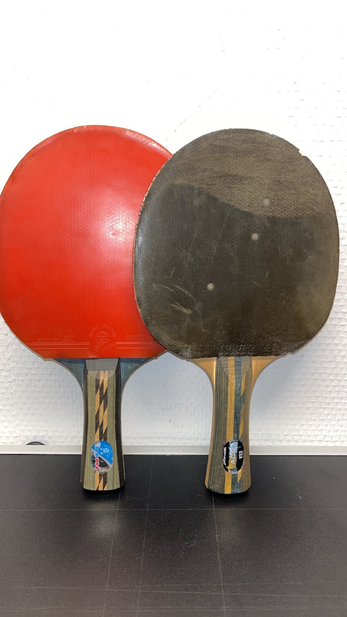 2 Stiga bordtennisracketar