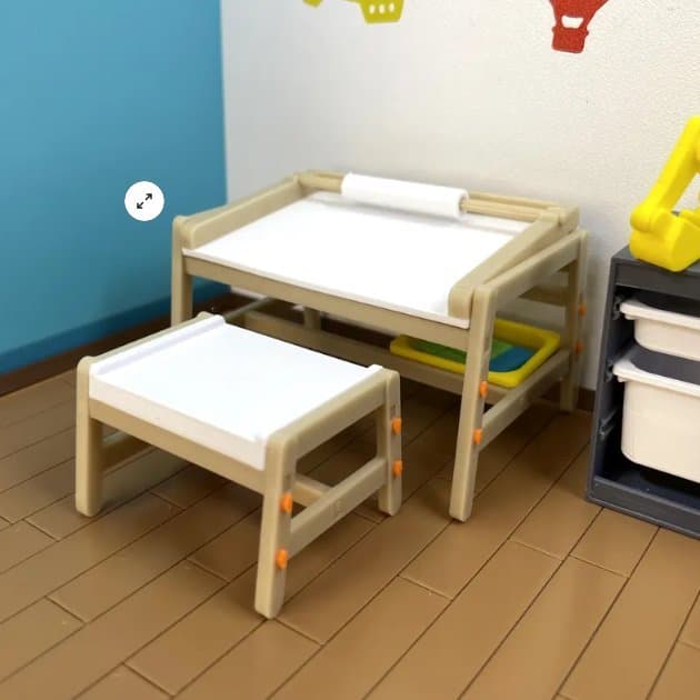 Dockskåp Barnrum, Bord, Skrivbord och Leksaksförvaring