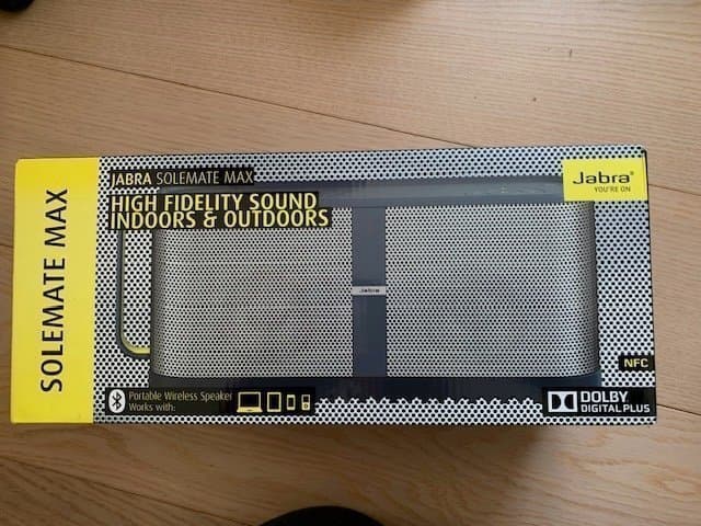 Jabra Solemate Max. Helt ny och oanvänd. Grå.