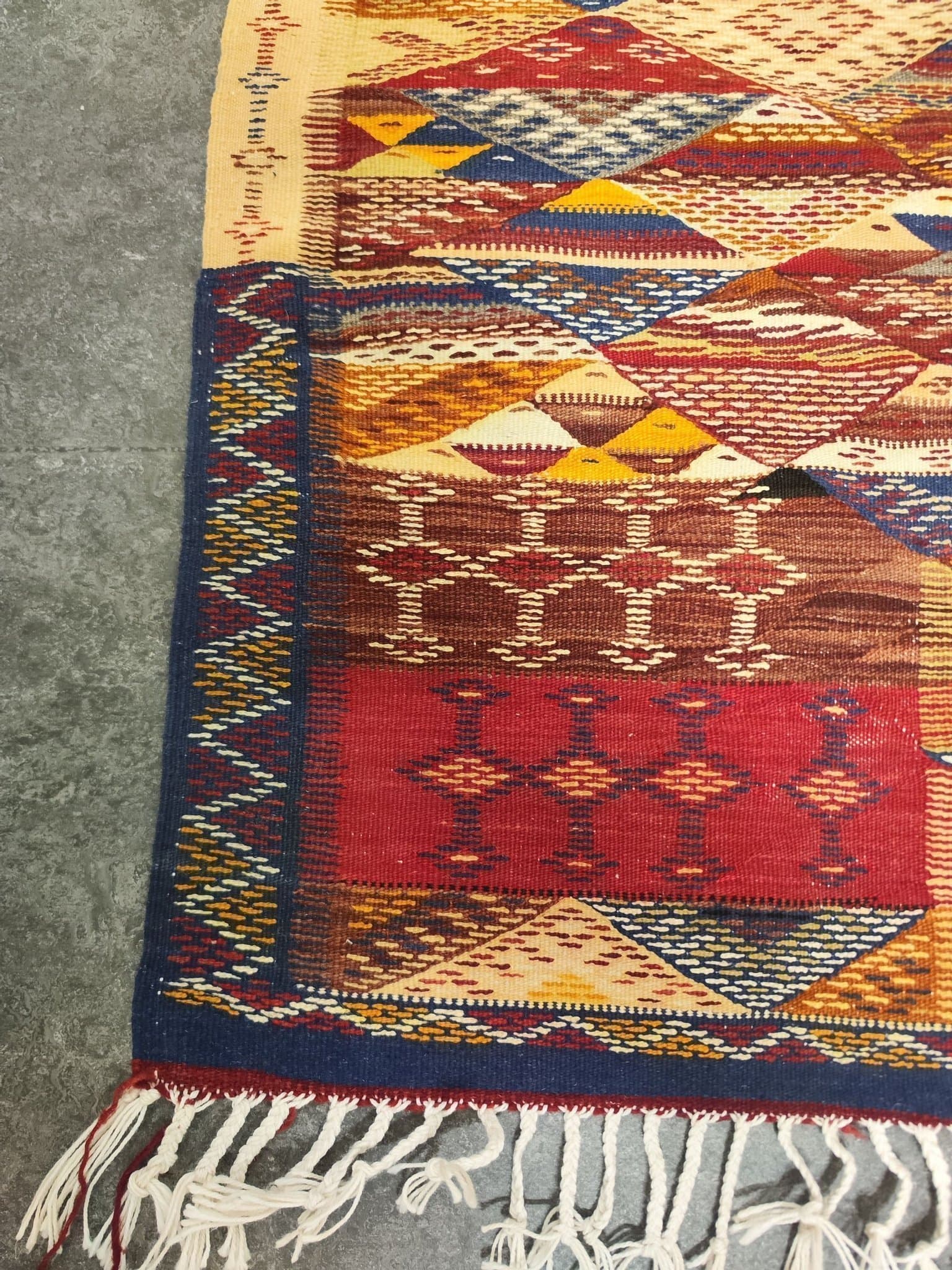 Ny exklusiv äkta Berber ull matta 79×270 cm