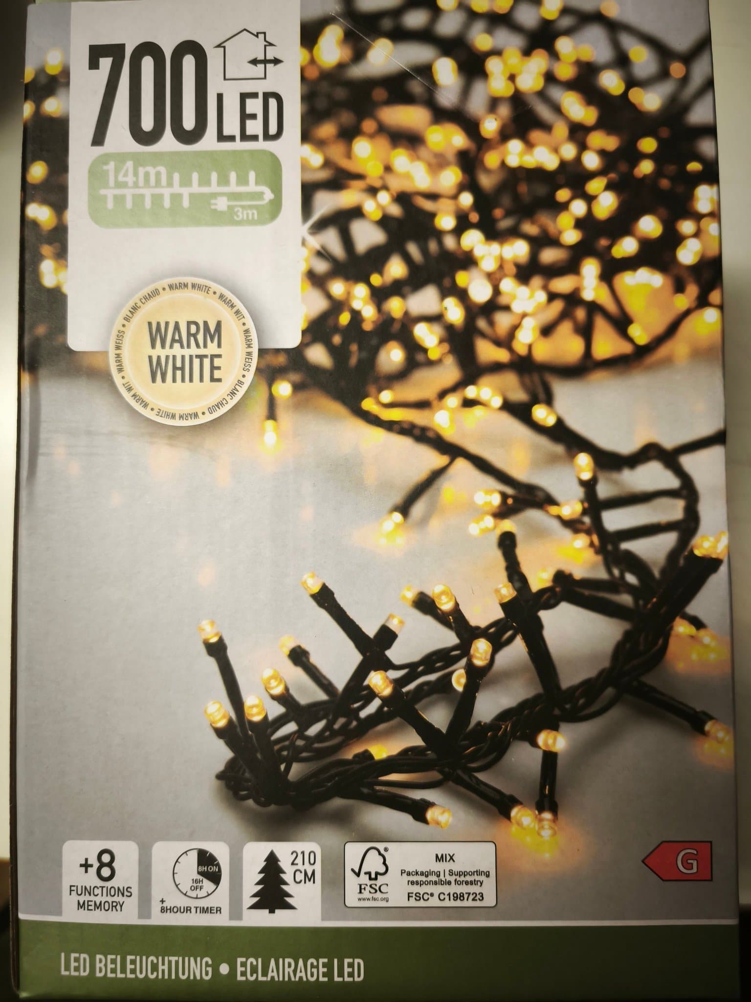 LED Belysning 700 LED Warm White