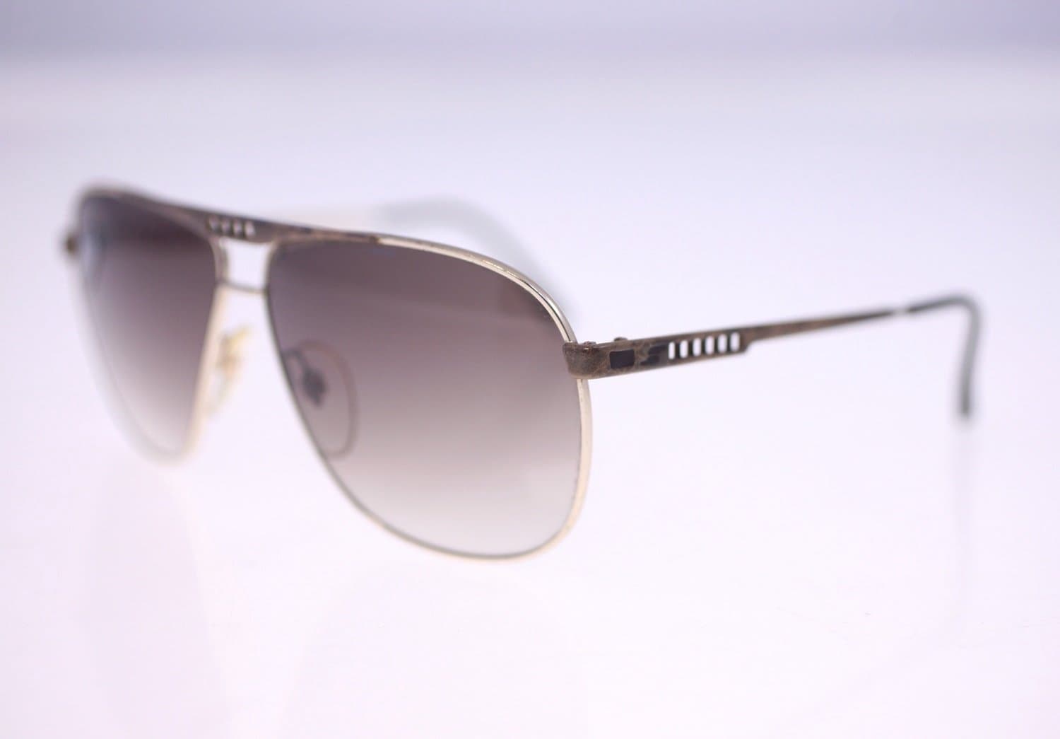 Safilo Sporting 130 419 men's vintage pilot-style sunglasses-circa 1980s-NEW