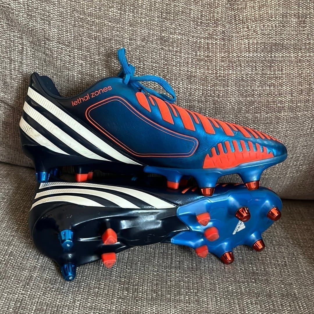 ADIDAS PREDATOR LZ XTRX SG fotbollsskor • Skruvdobb Metalldobb • 39 1/3