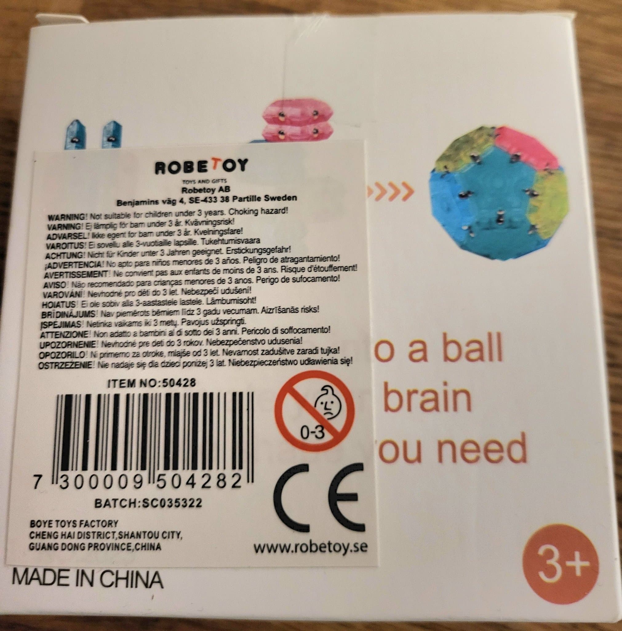 Magnetisk Fidget Sphere - Stressboll