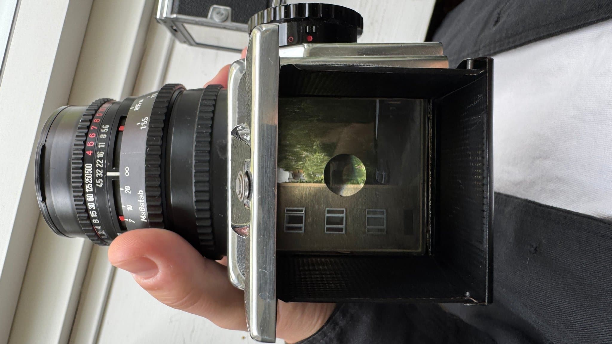 Nyservad Hasselblad 500C/M med 120mm och 250mm objektiv
