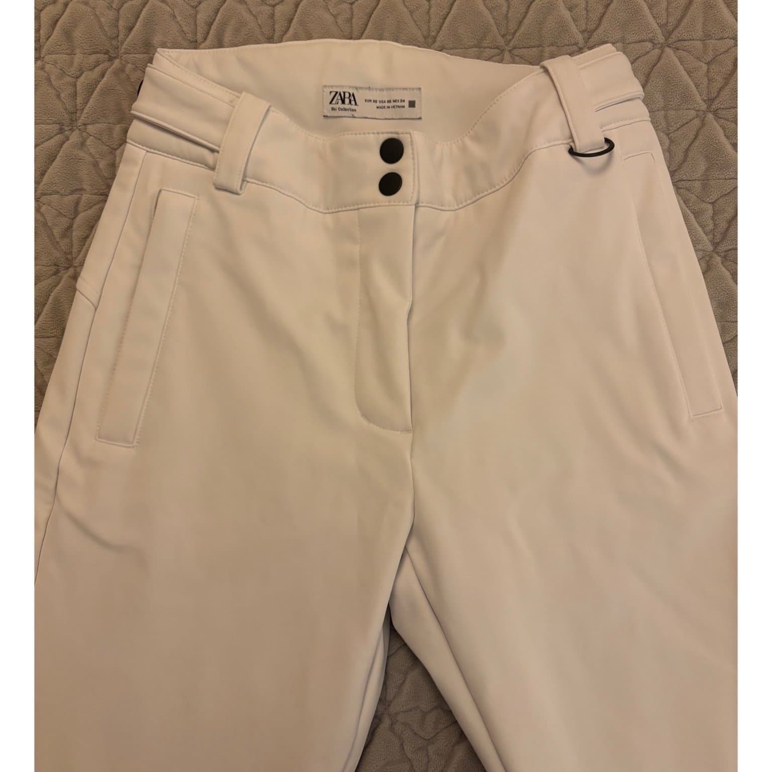 vita skidbyxor - Zara ski collection - fint skick! Strl XS