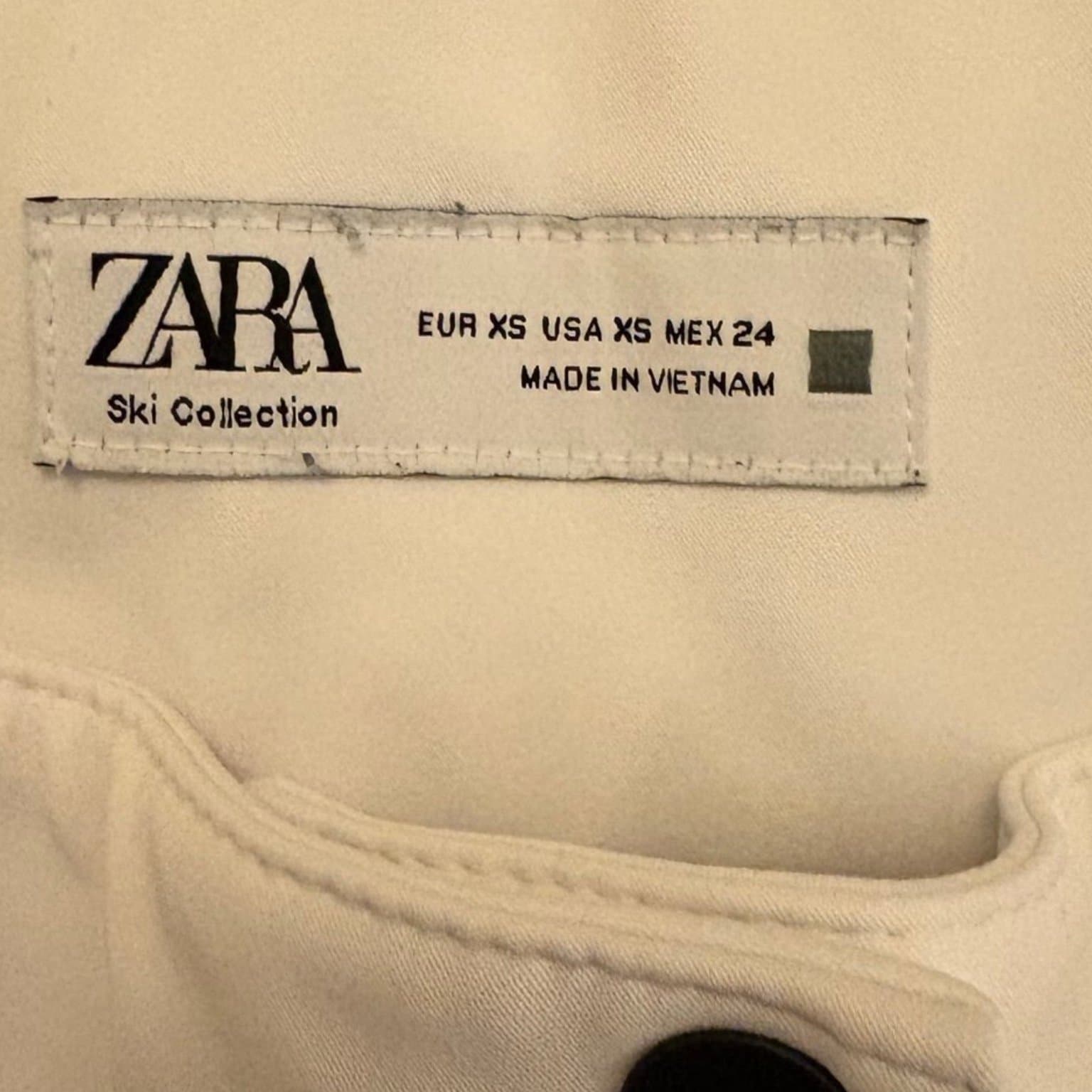 vita skidbyxor - Zara ski collection - fint skick! Strl XS