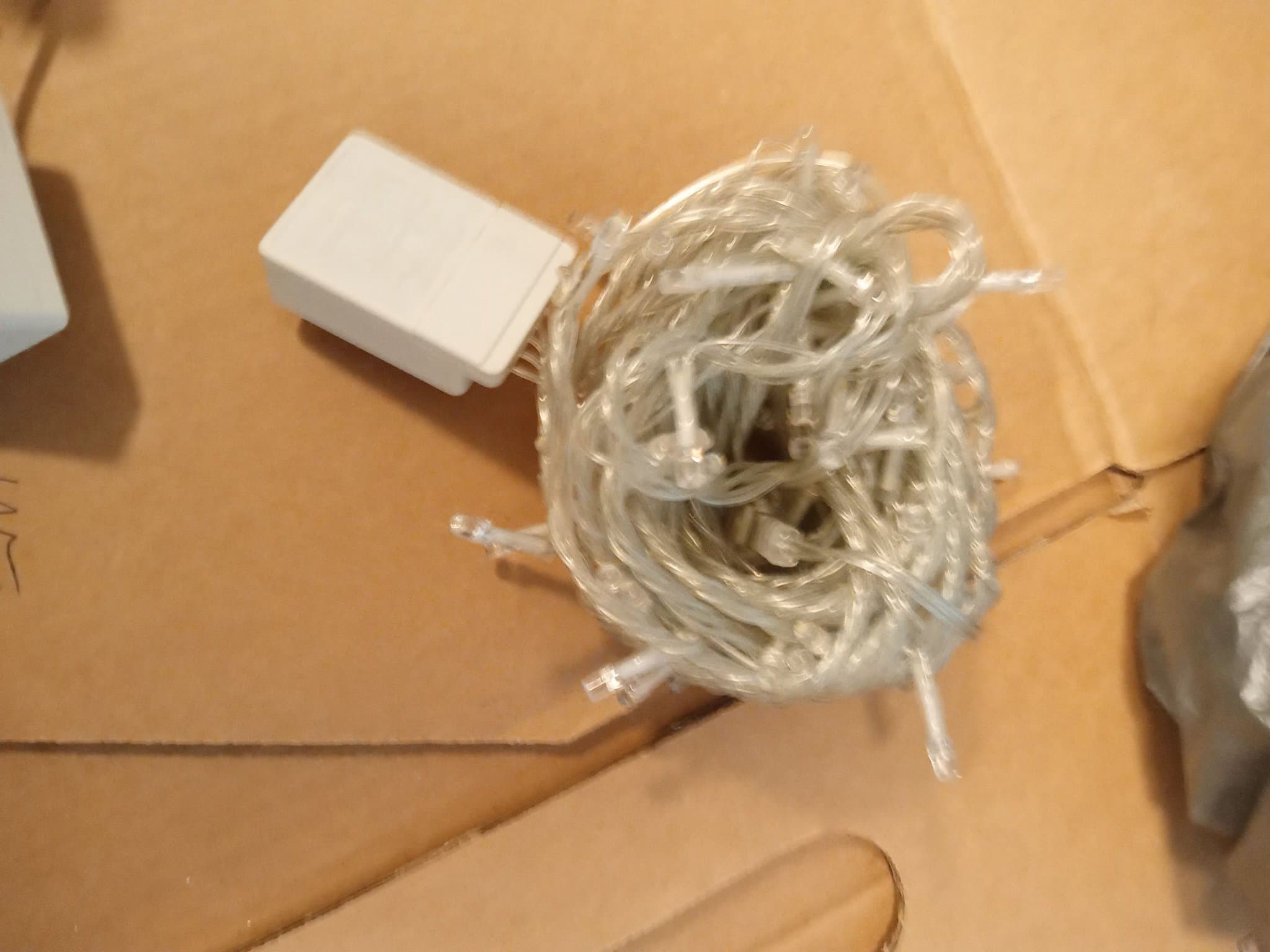 LED-ljusslinga med strömadapter