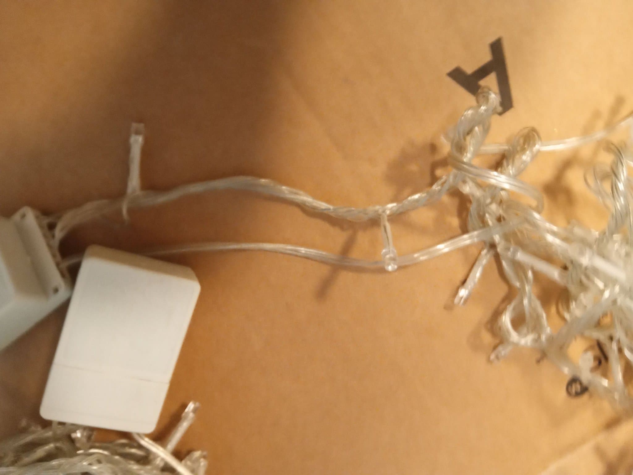 LED-ljusslinga med strömadapter