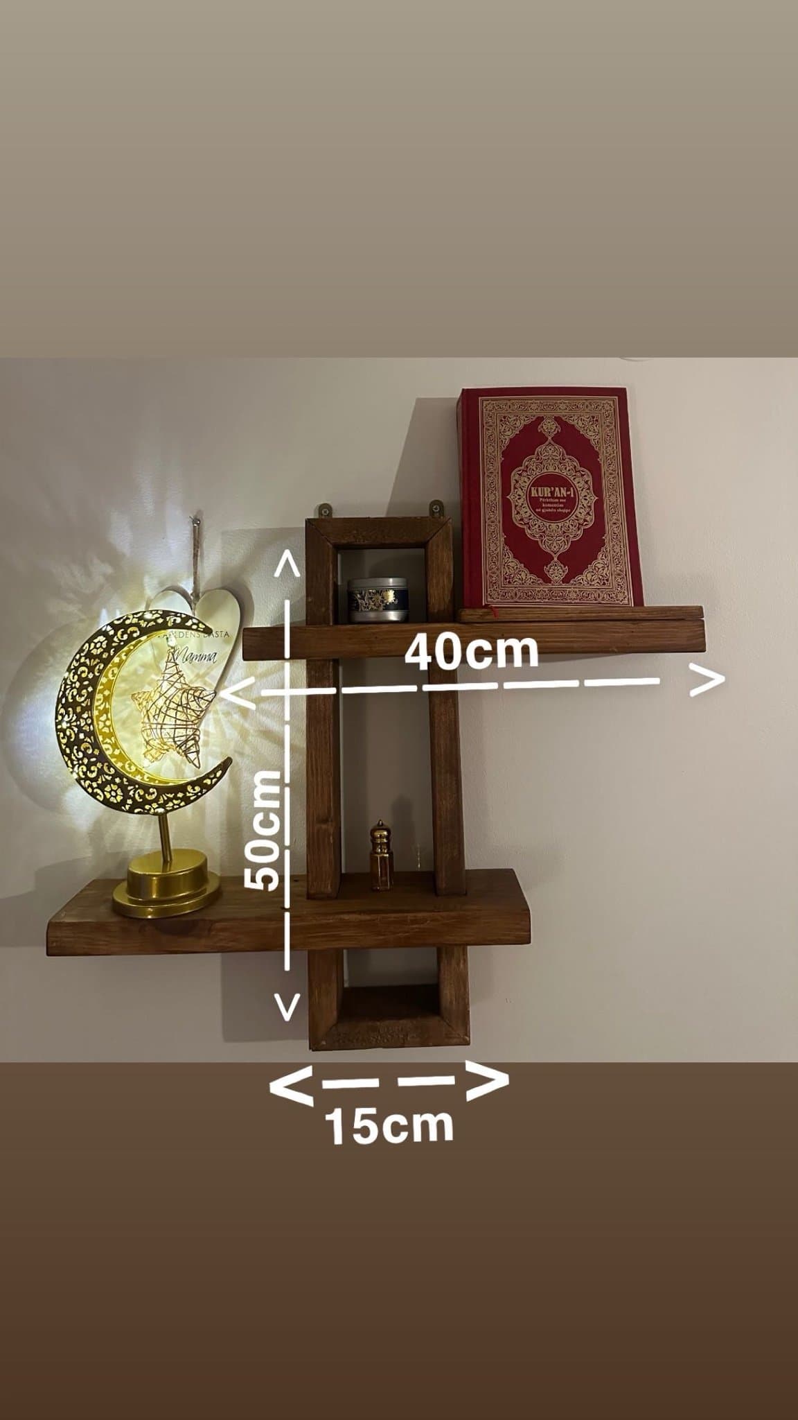 Handgjord hylla på beställning 🤩