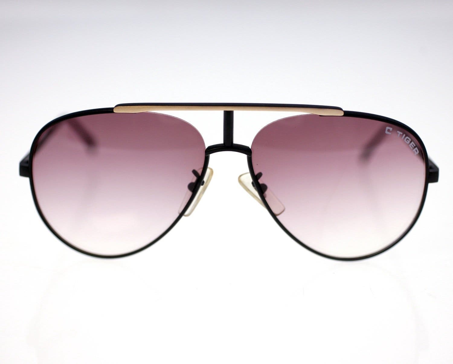 C-Tiger 950 men's vintage French made pilot-style sunglasses-circa 1980s-38g