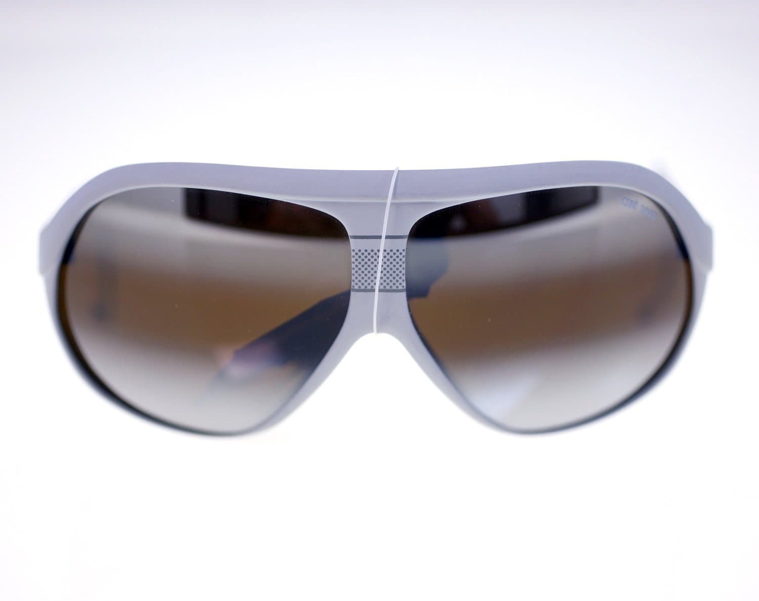 Cebe 2000 French vintage gray plastic pilot-style sunglasses for men-1980s-NEW