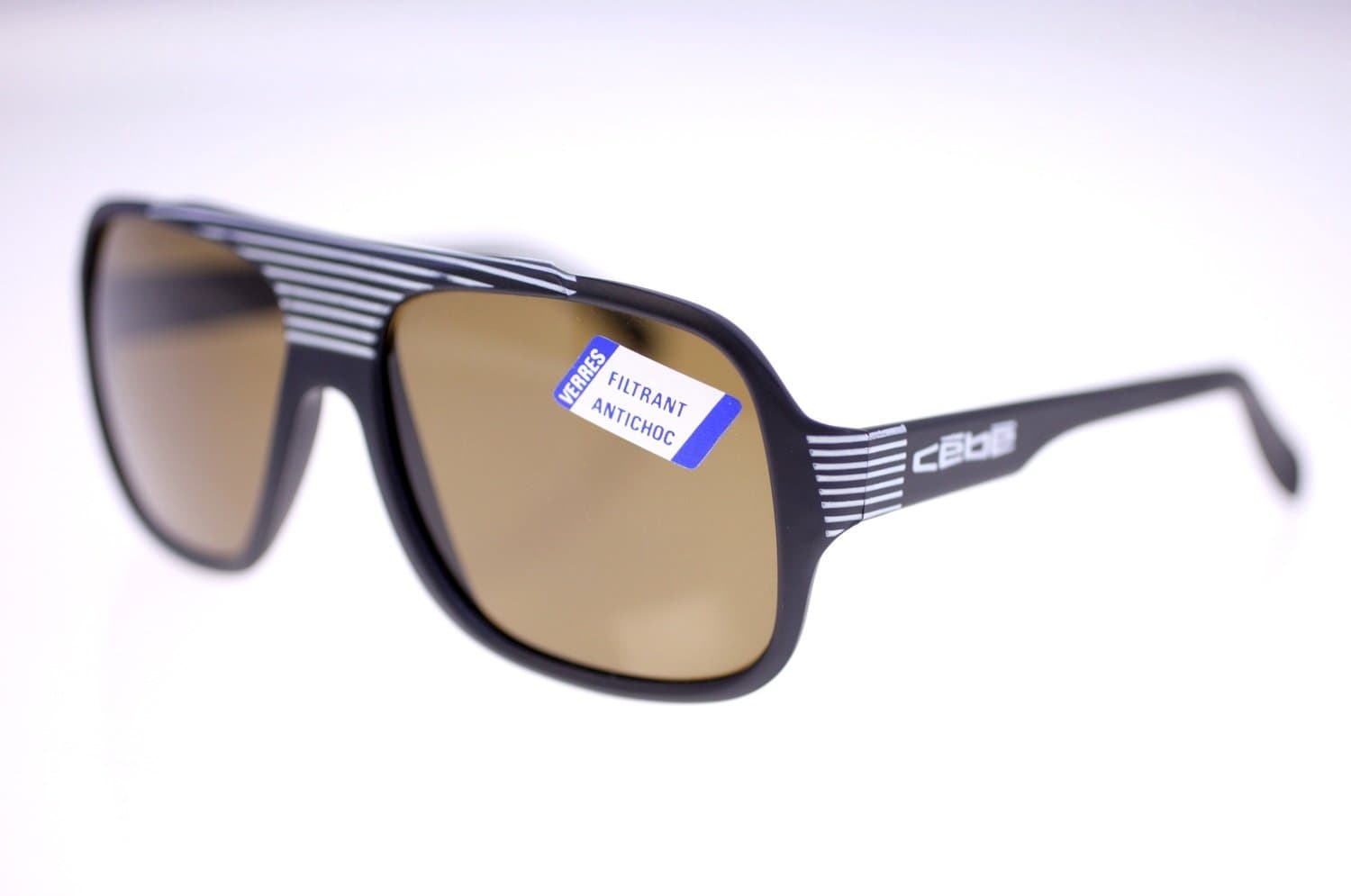 Cebe men's French vintage pilot-style sunglasses-NEW old stock-circa 1980s-42g