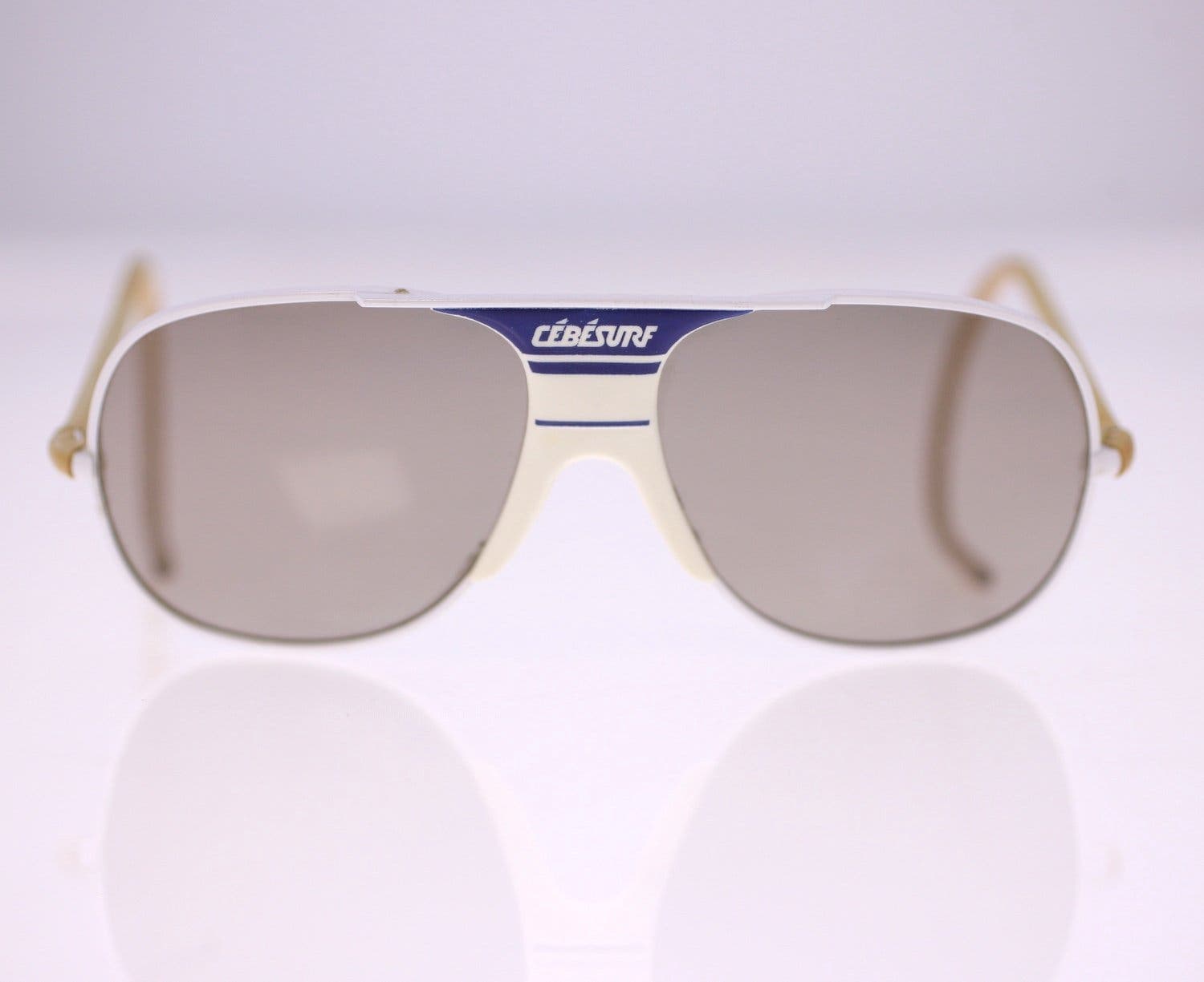 Cebe "Cebesurf" men's French vintage pilot-style sunglasses-circa 1980s-26g