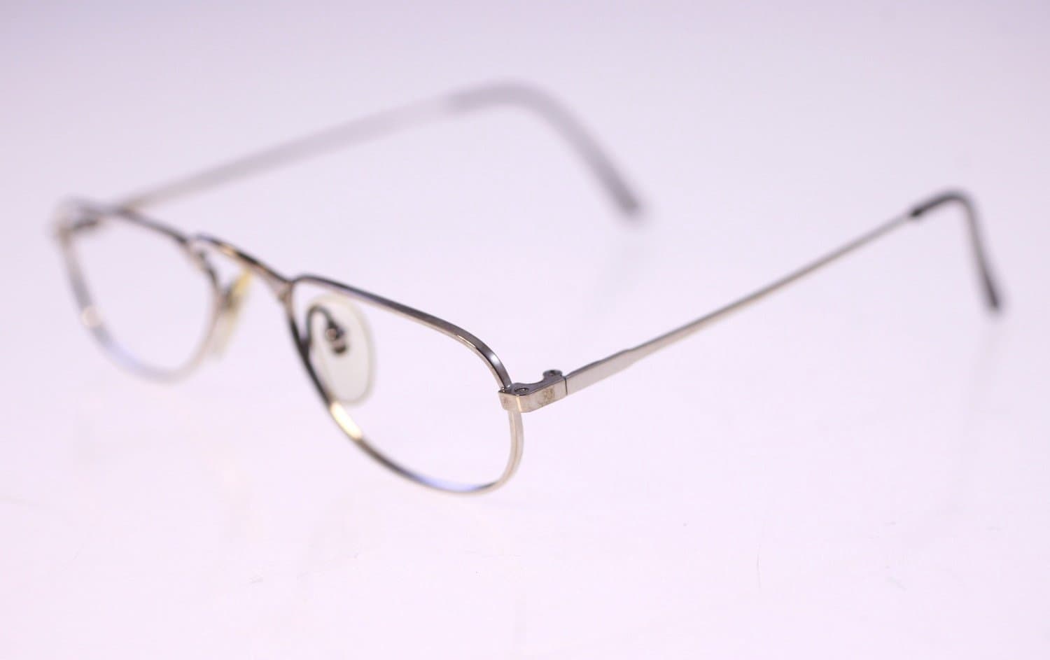 Marcel John Warden men's vintage metal frame eyeglasses-NO lenses-circa 1980s