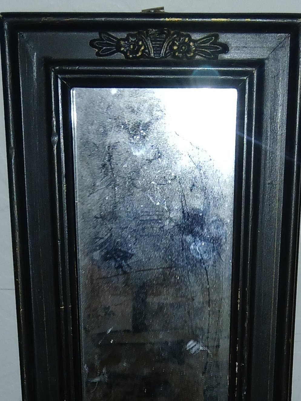 *** Spegel med ljushållare 45 cm