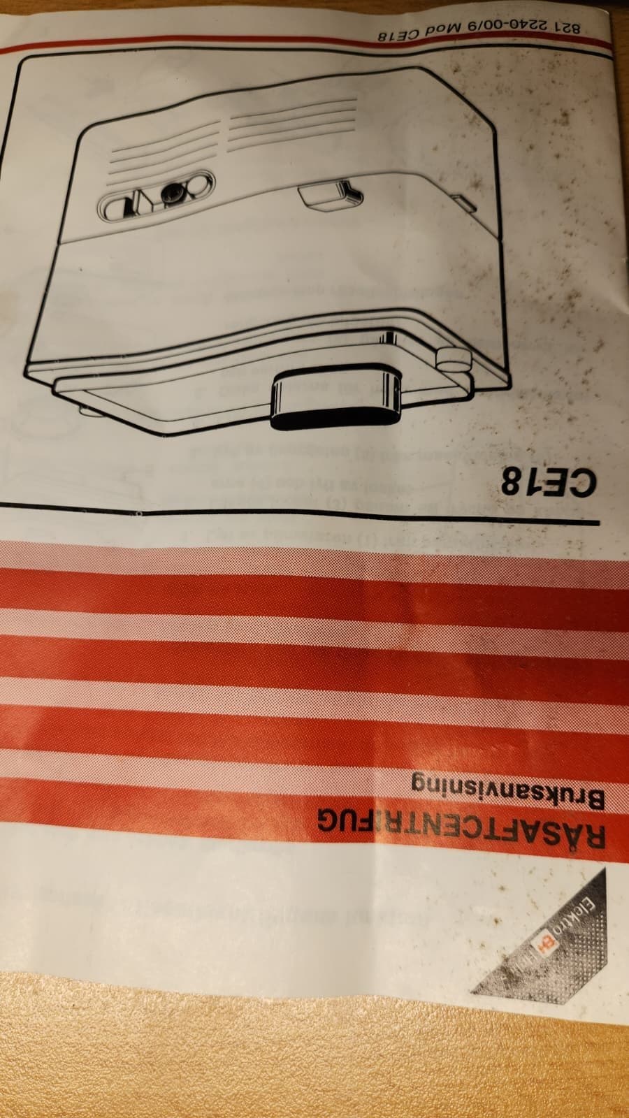 Elektro Helios CE18 Juice Extractor – 200W råsaftcentrifug, Made in Italy