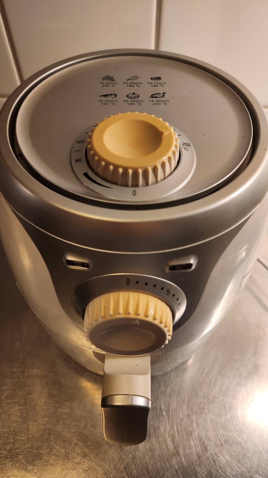 Rusta Air Fryer 3,2 L – Vit varmluftsfritös 1000W