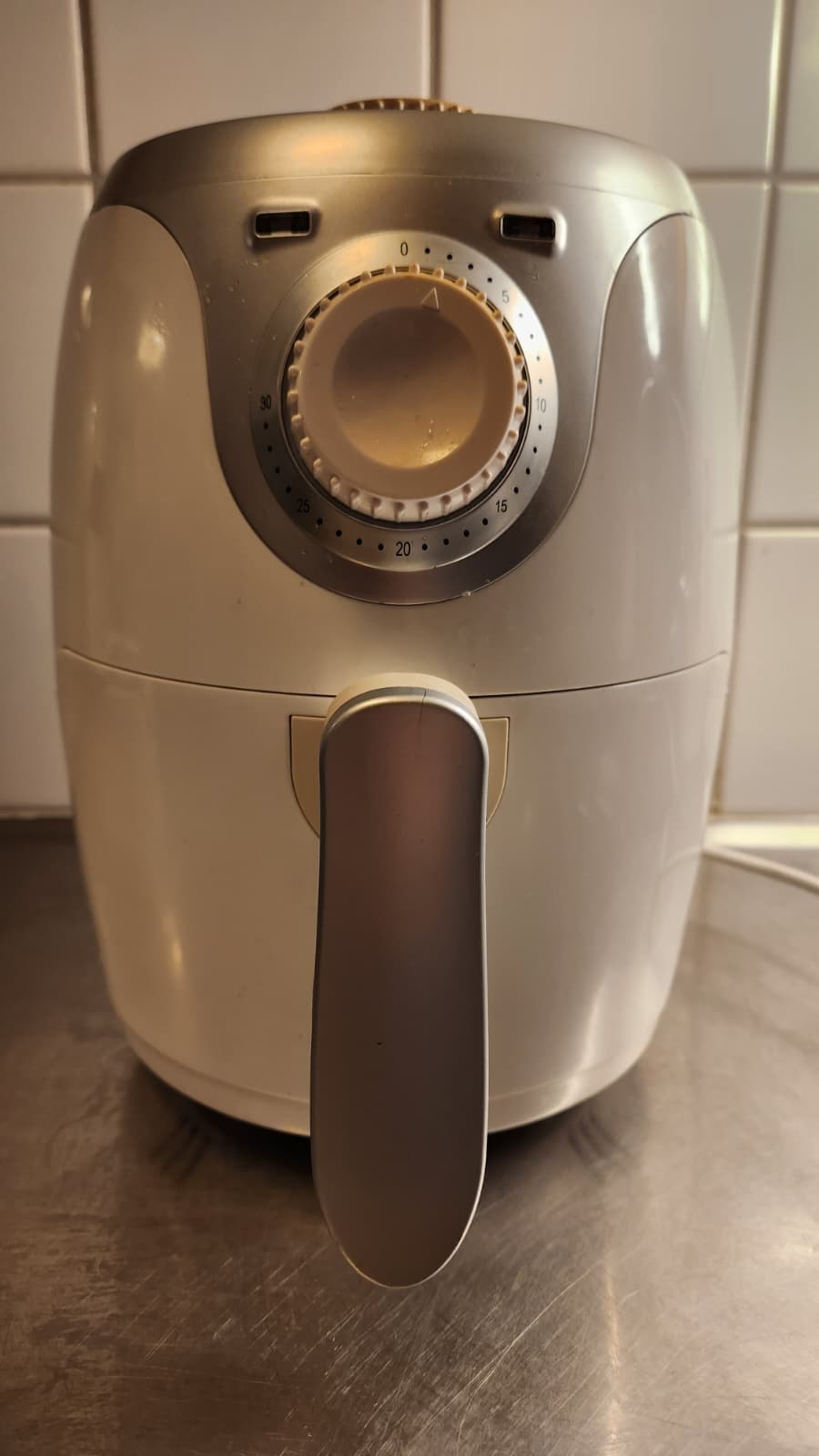 Rusta Air Fryer 3,2 L – Vit varmluftsfritös 1000W