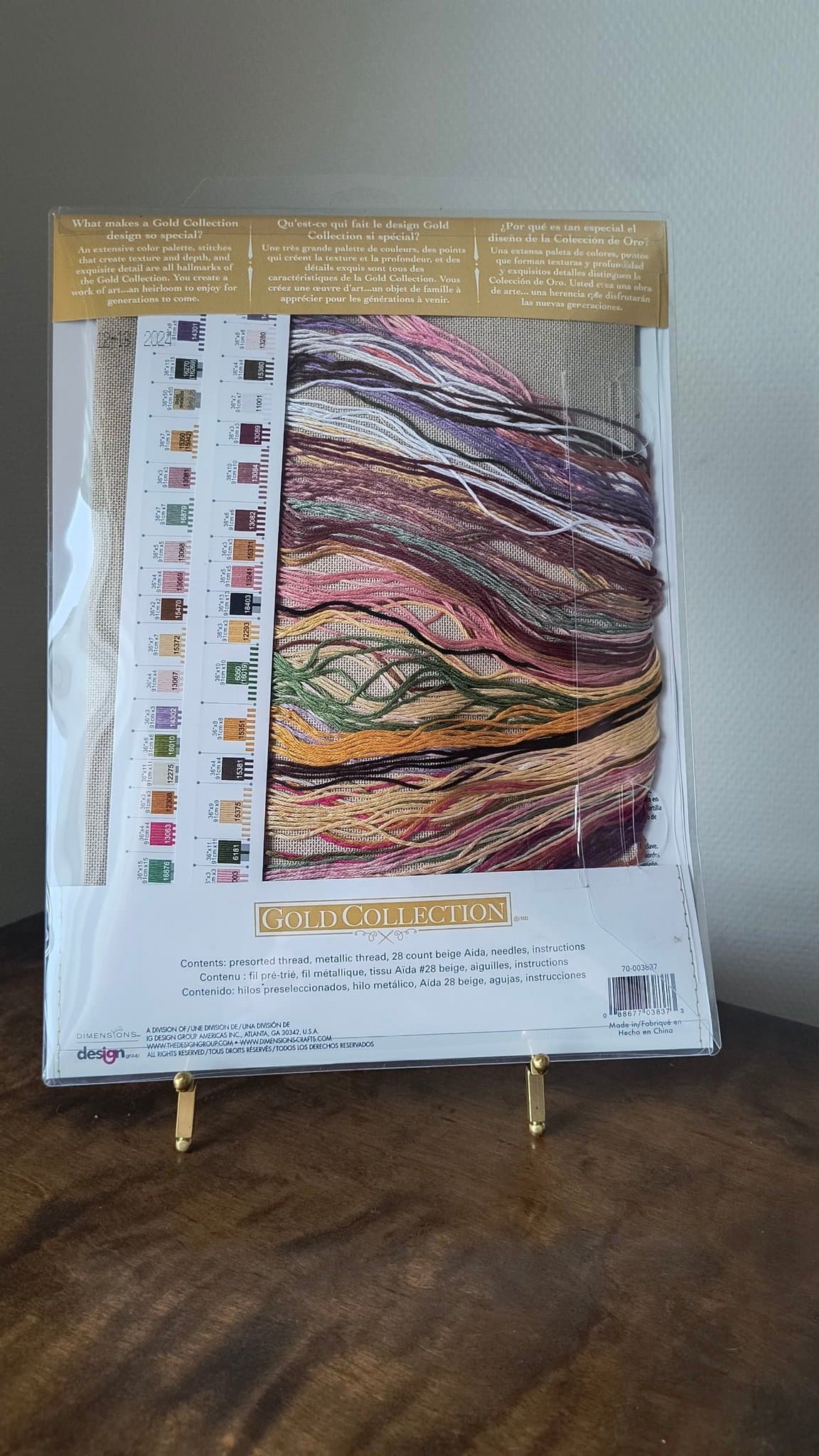 Lena Liu WREATH OF ROSES Dimensions Gold Collection broderi kit