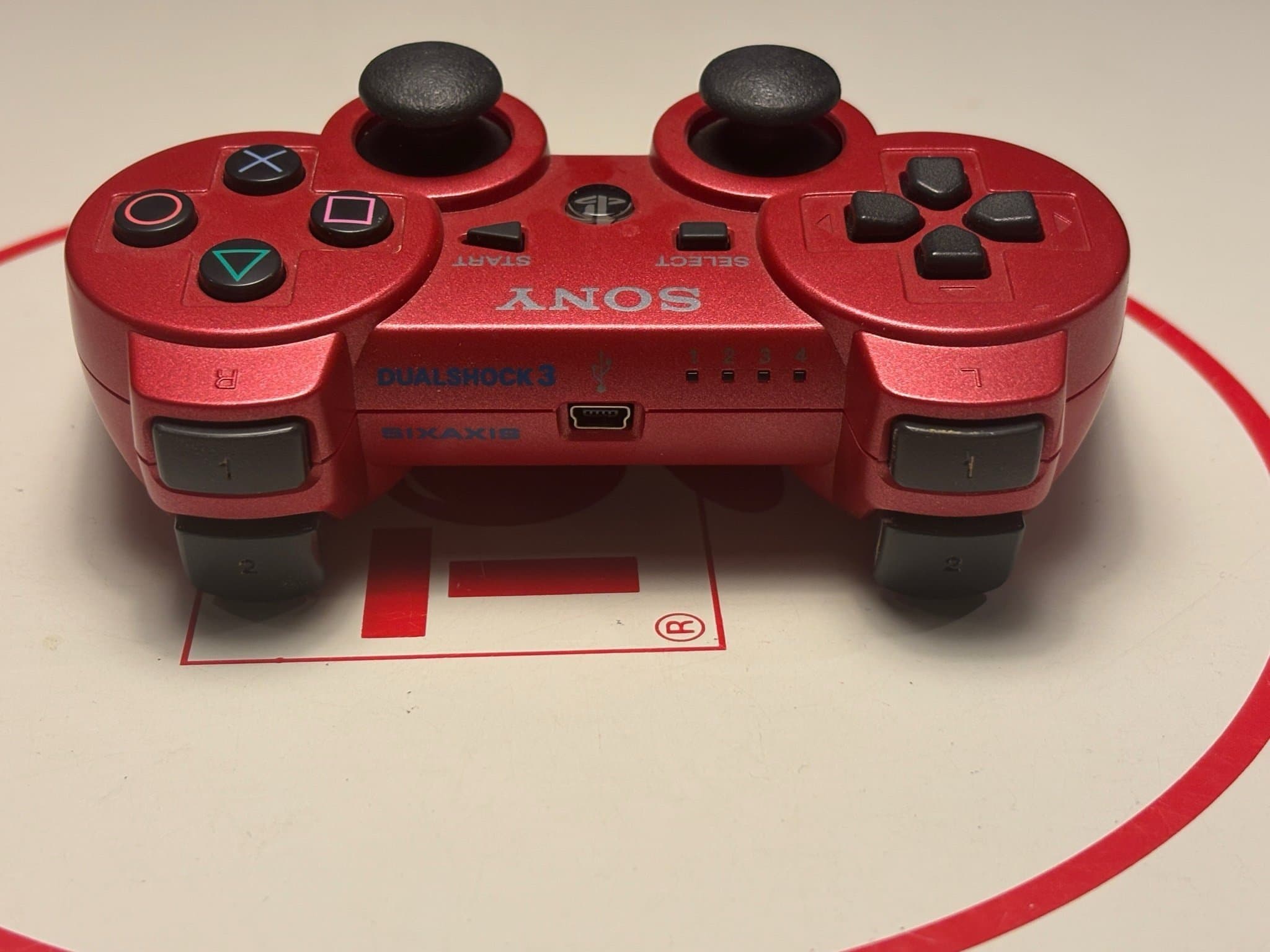 Sony DualShock 3 Trådlös Handkontroll - Scarlet Red