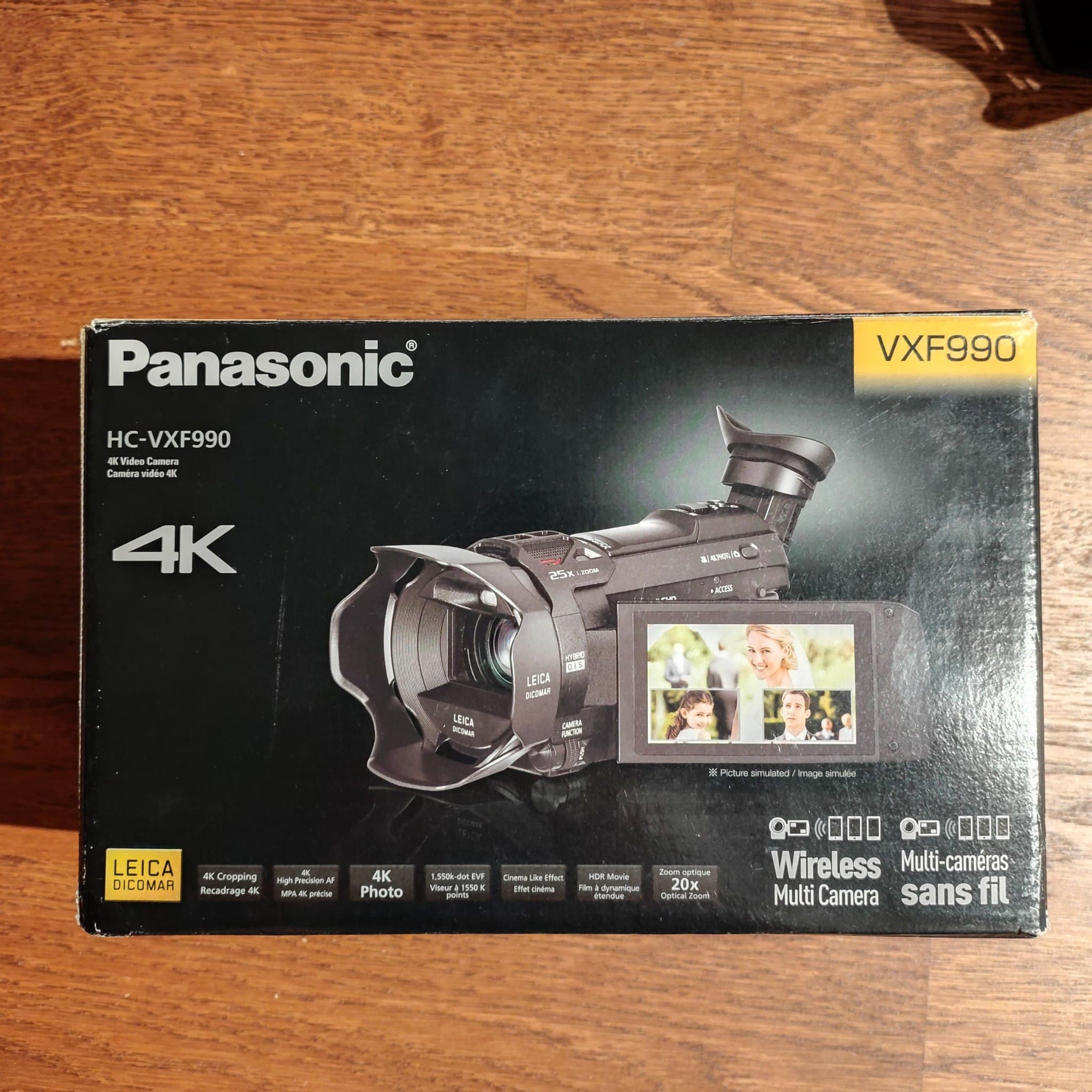 Panasonic 4K HC-VXF990 videokamera