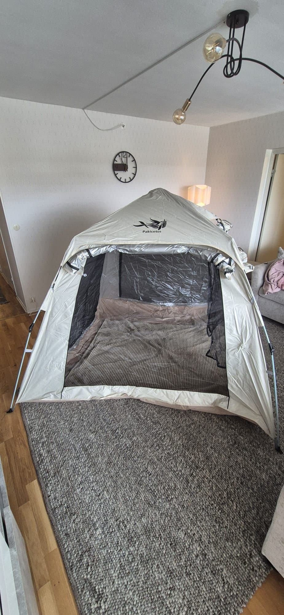 Vattentätt Automatiskt 4-Personers Campingtält – Snabb uppsättning