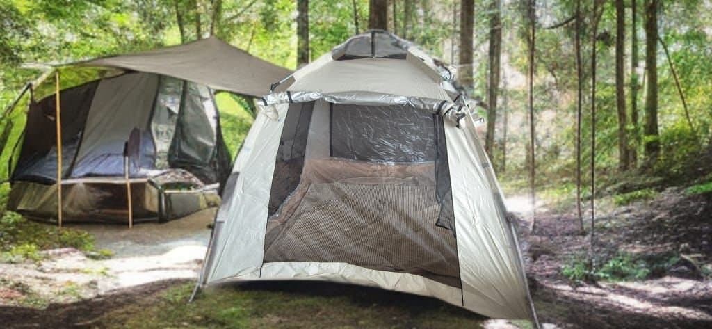 Vattentätt Automatiskt 4-Personers Campingtält – Snabb uppsättning