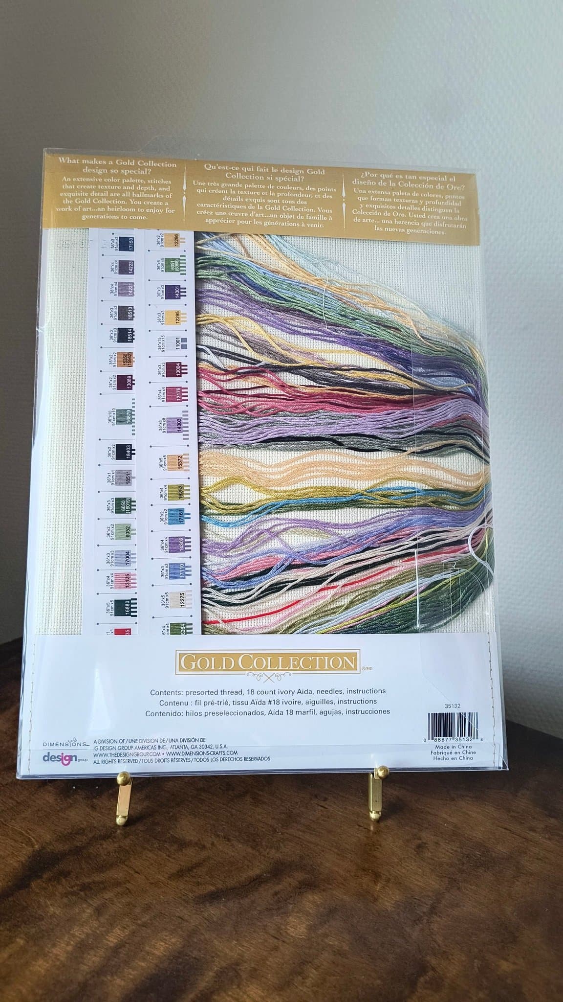 Lena Liu HUMMINGBIRD WREATH Dimensions Gold Collection broderi kit