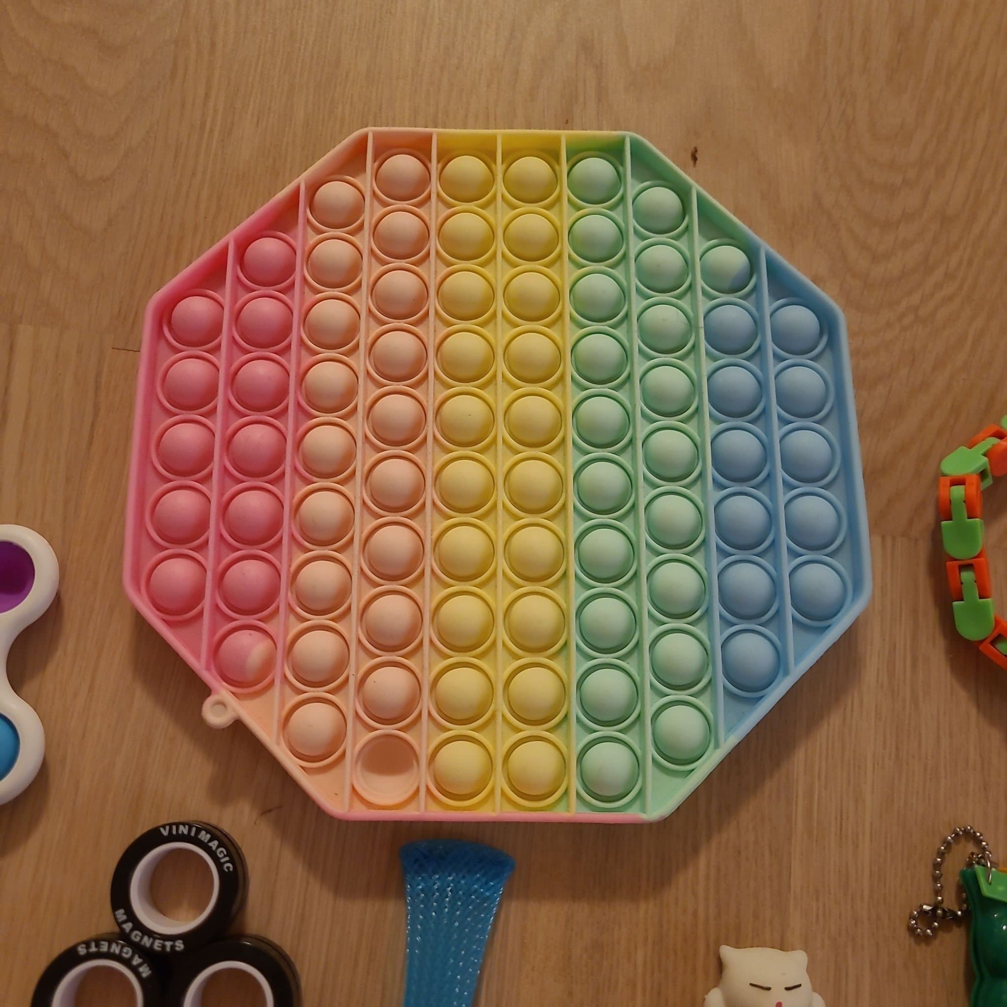 Fidget Leksaker Set med Stor pop it