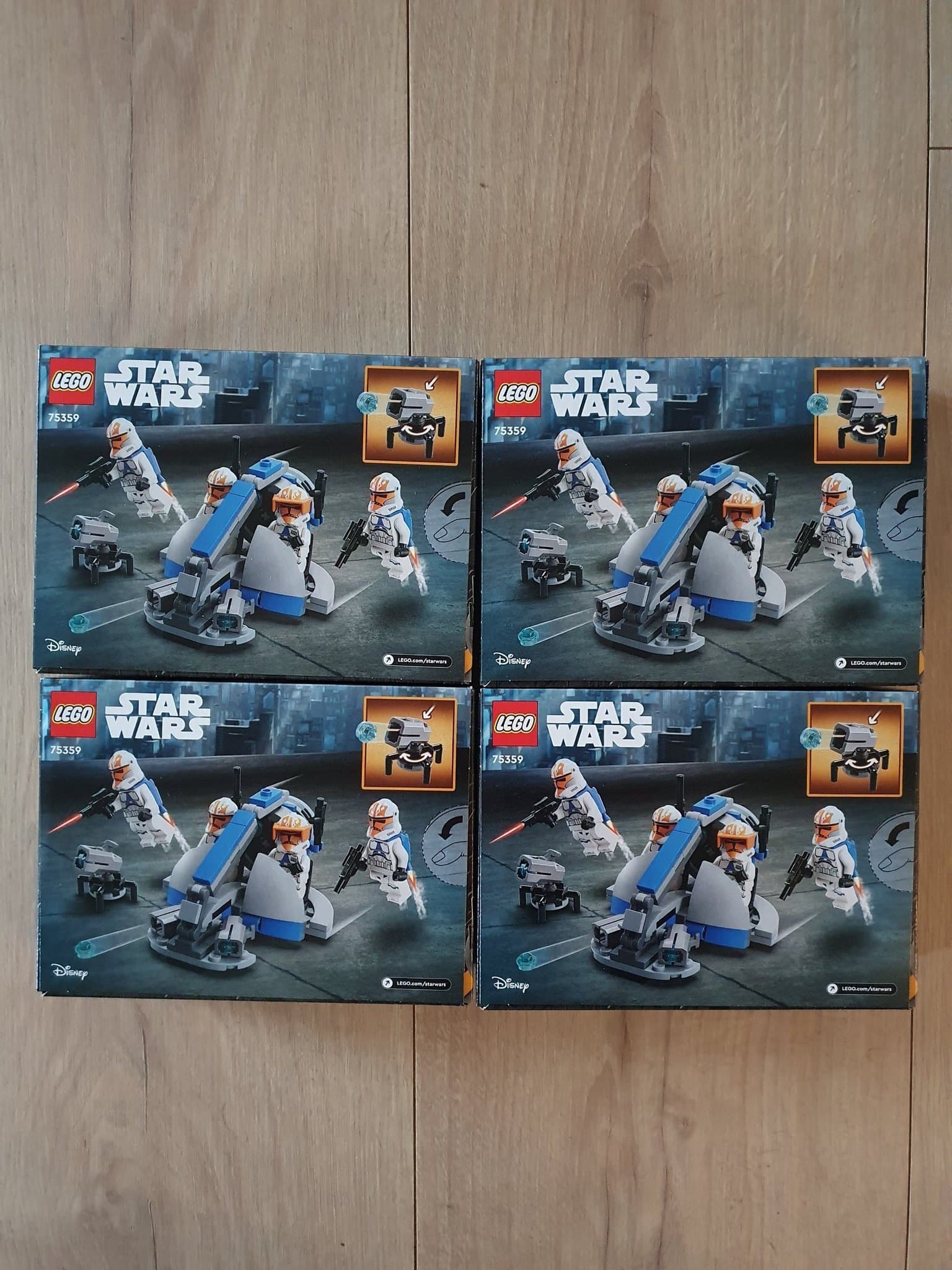 10 x LEGO Star Wars 75359 Ahsoka's Clone Trooper Battle Pack - 10 st