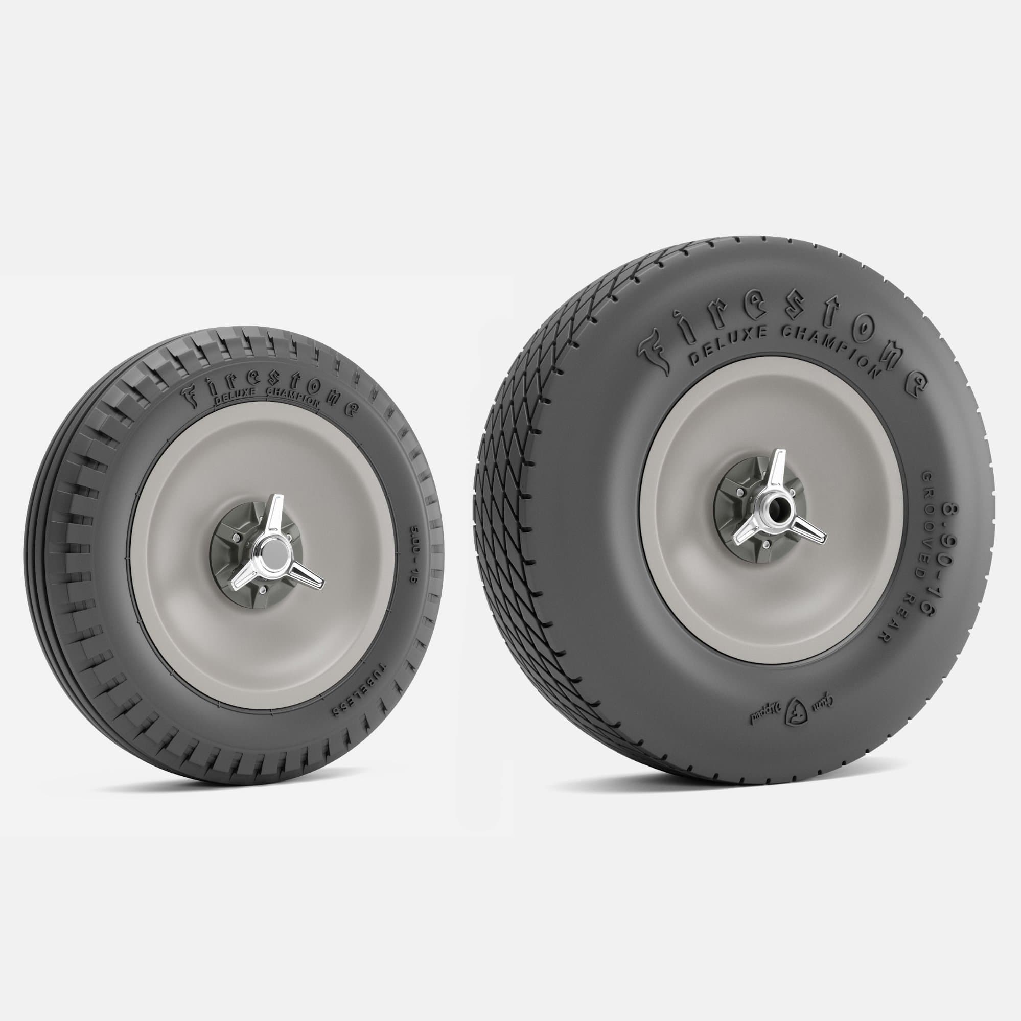 16x5 & 16x7 Mean Sprint Solid Wheels, Firestone Dirt Track Tires, Brakes 1/25