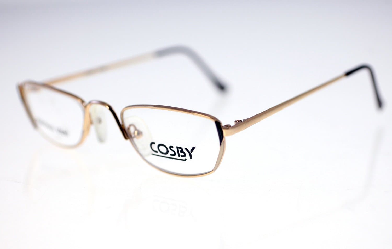 Cosby 4732 stainless steel ladies gold-tone eyeglasses-original clear lenses-NEW