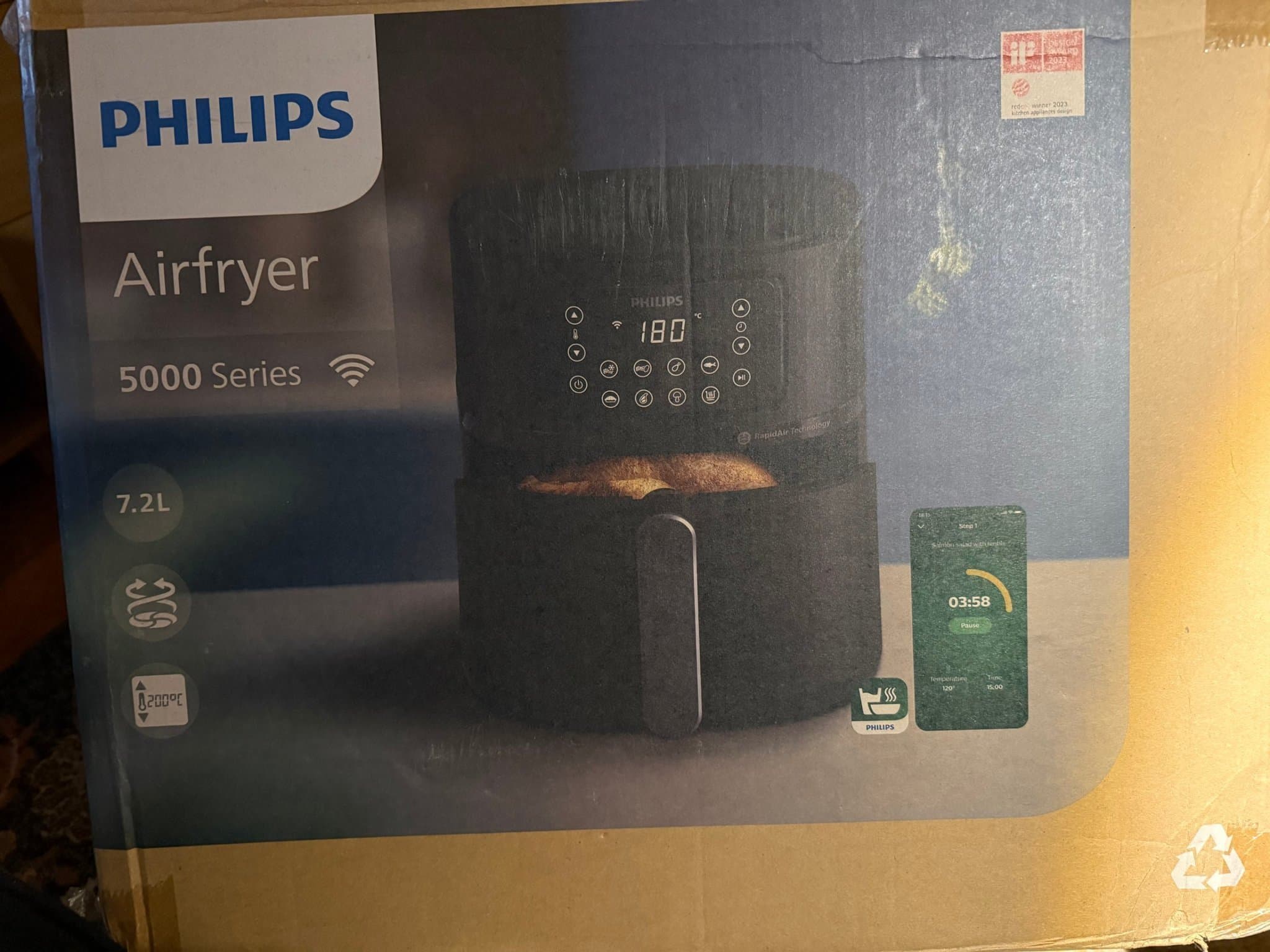 Helt Ny Oanvänd Philips Airfryer 5000 Series 7.2L