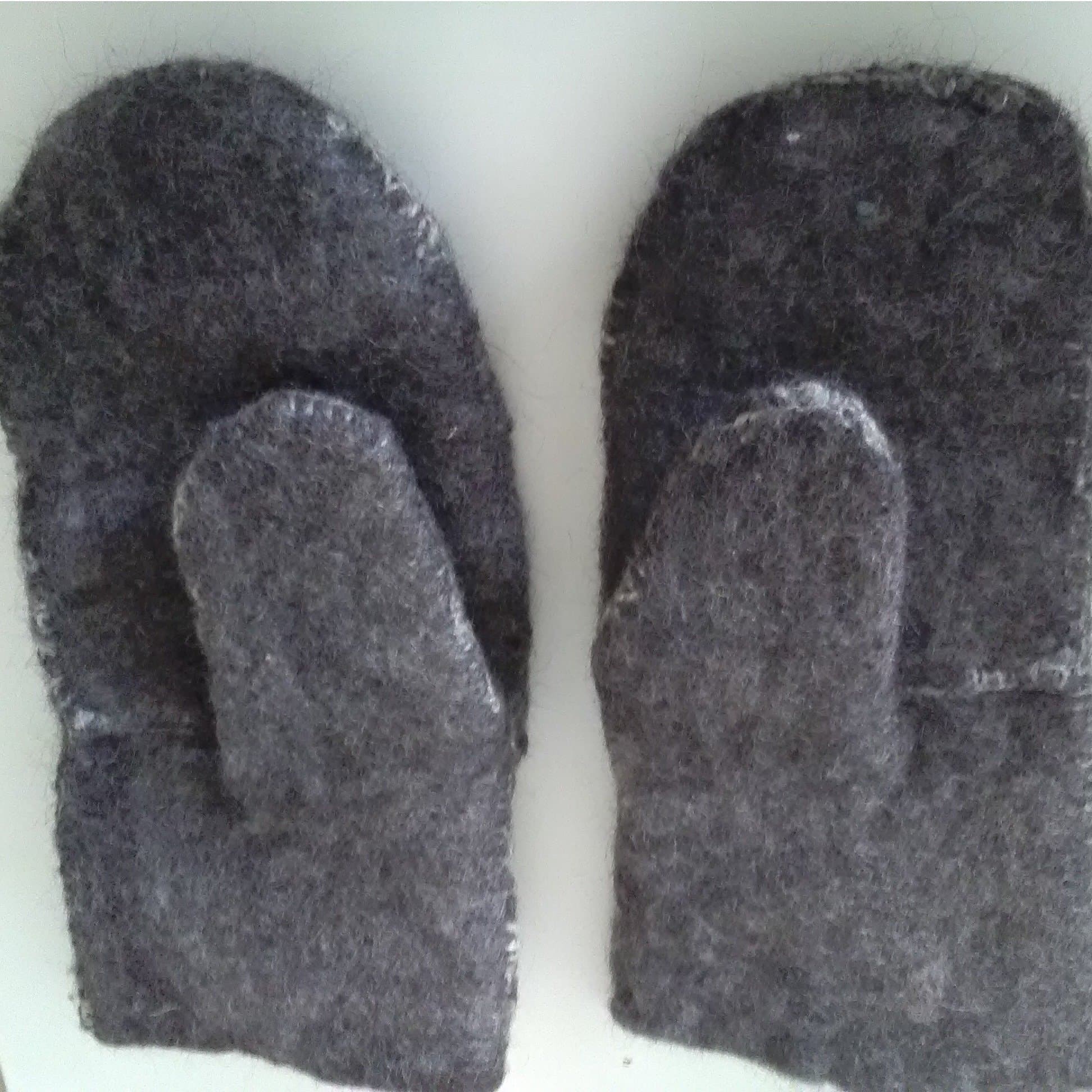 Vante tumvante tovad ull varm unisex hantverk hemslöjd