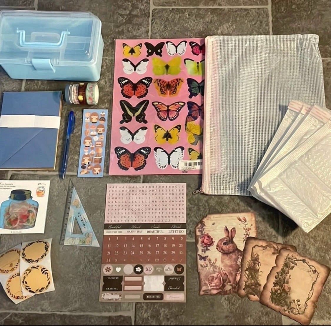 Stort Scrapbookingkit