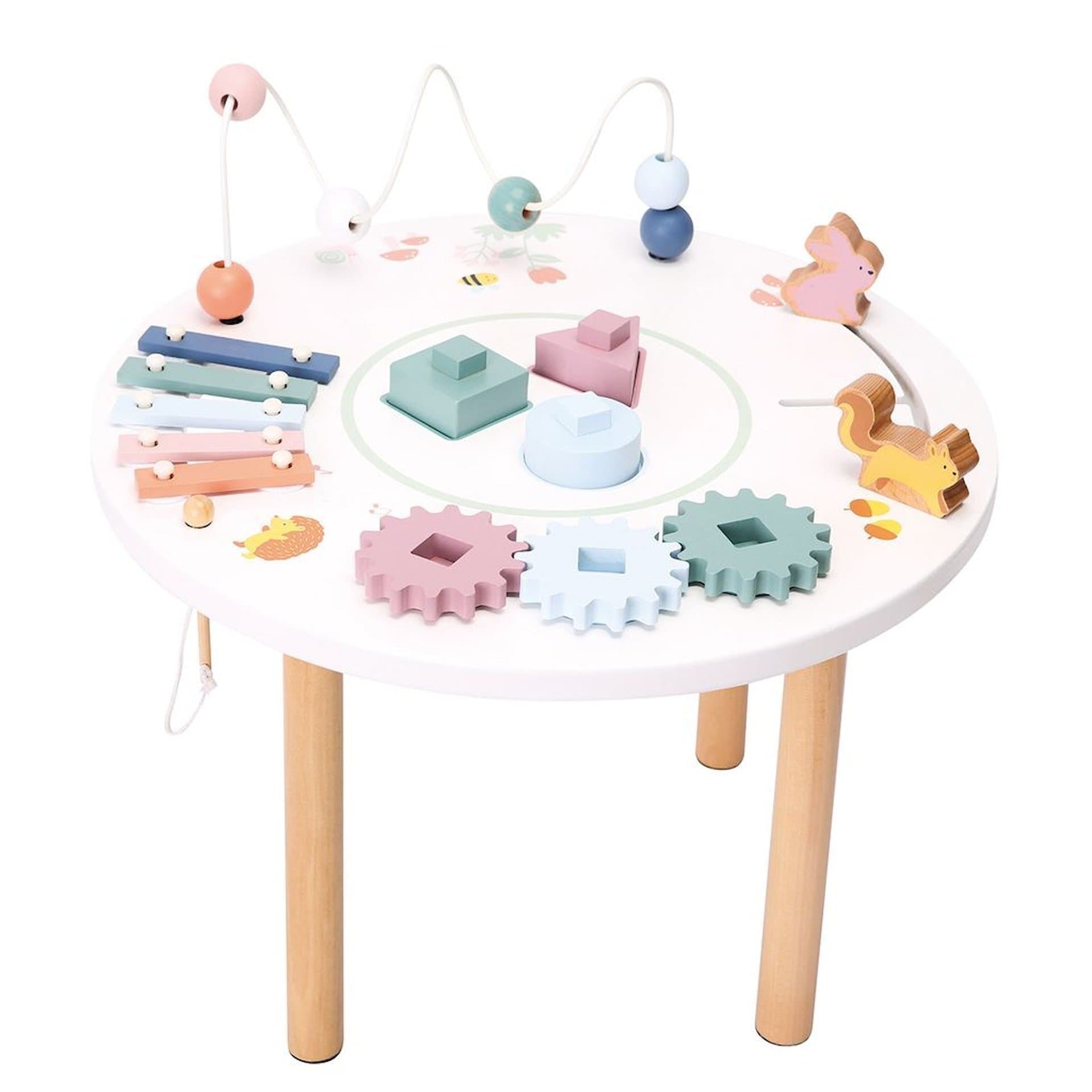 Stoy, Aktivitetsbord i trä, toddler, leksak