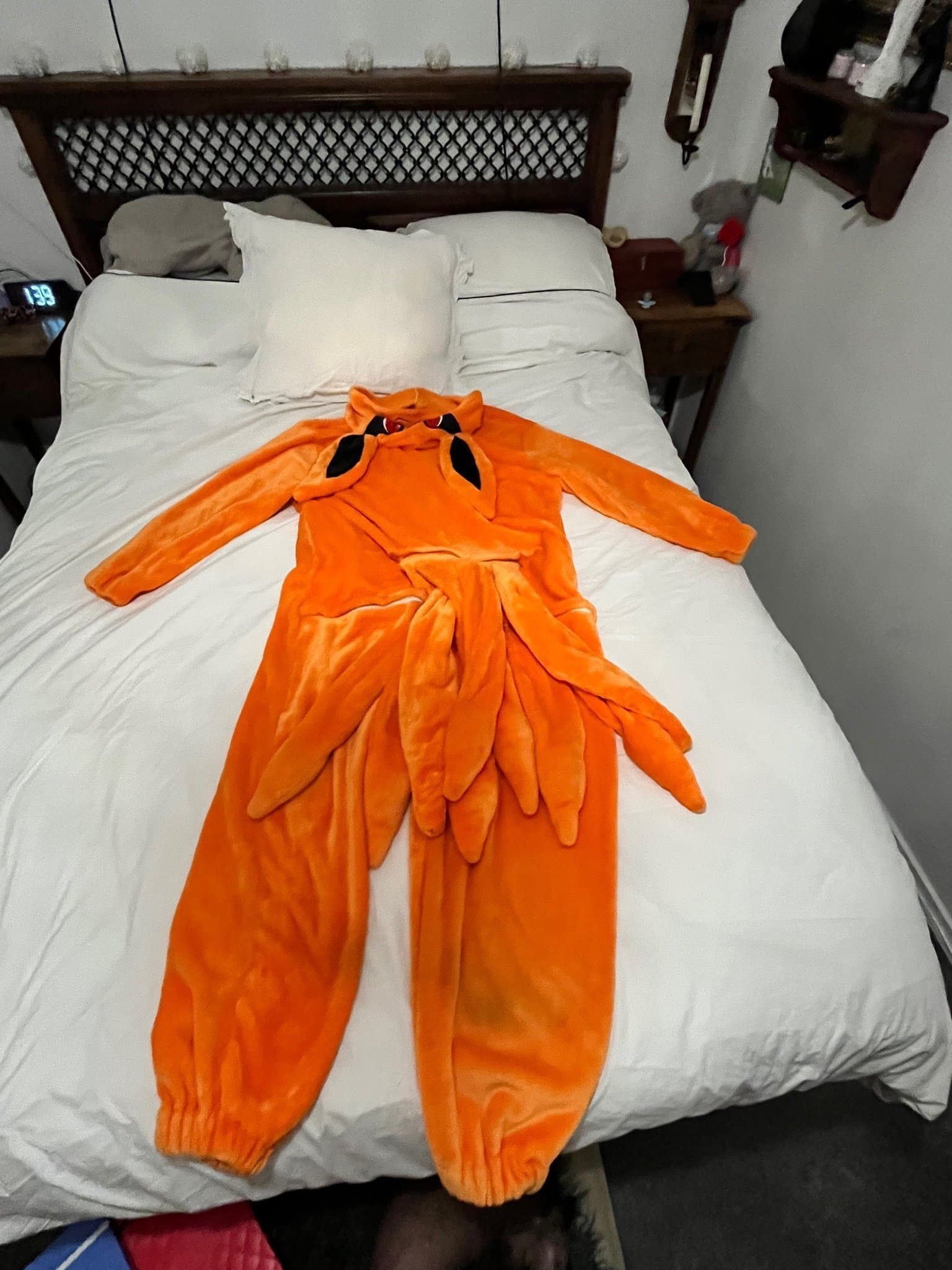 Uzumaki Kurama Kyuubi Fox Cosplay Costume Kigurumi Vuxen