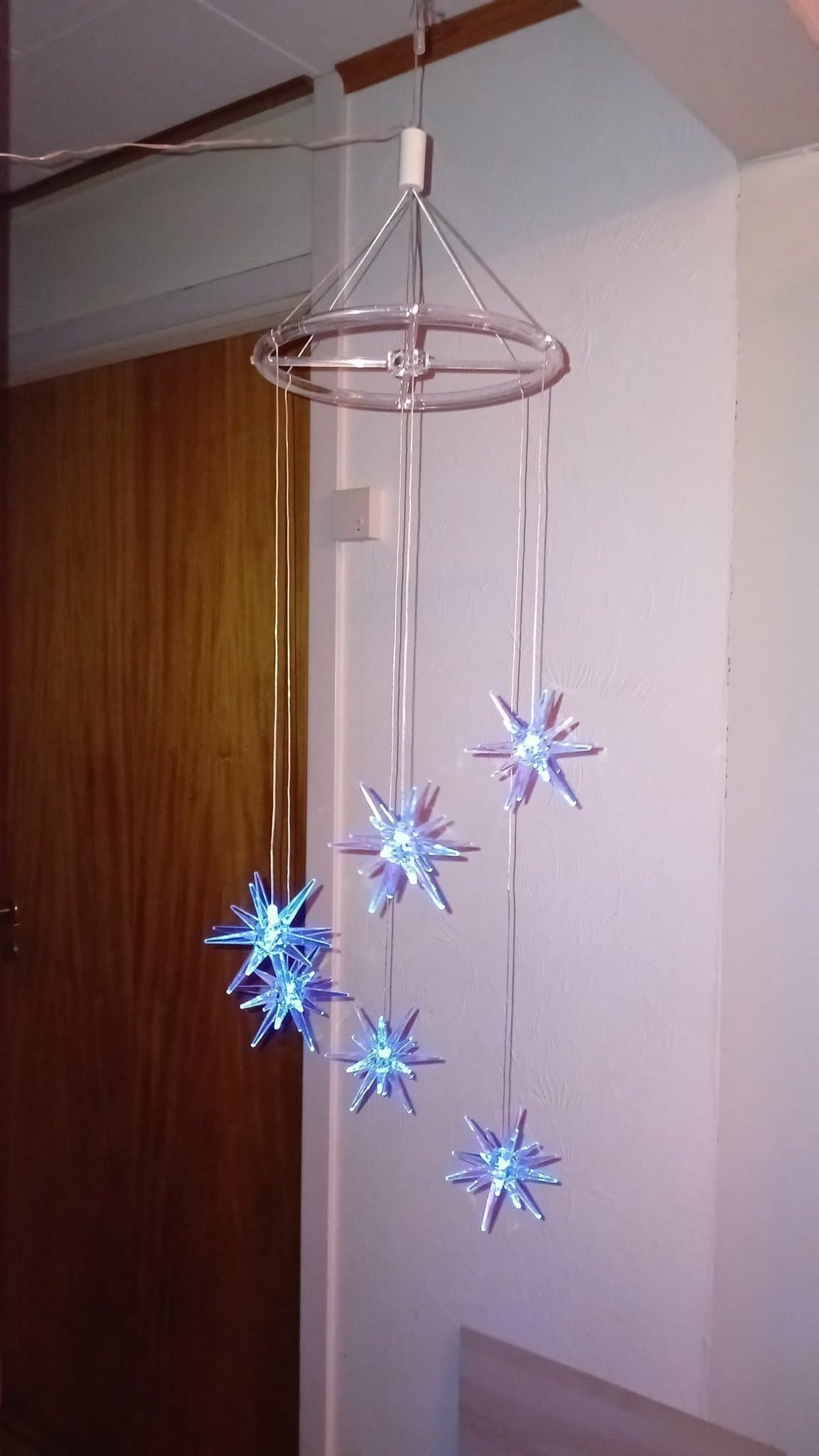 Ljusmobil 3D stjärna, fönsterlampa LED i originalkartong