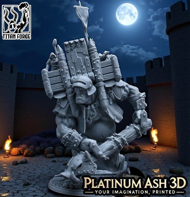 Old City Watch Siege Giant – Fantasy, Giant Ogre, Boss, Wargaming, RPG, NPC