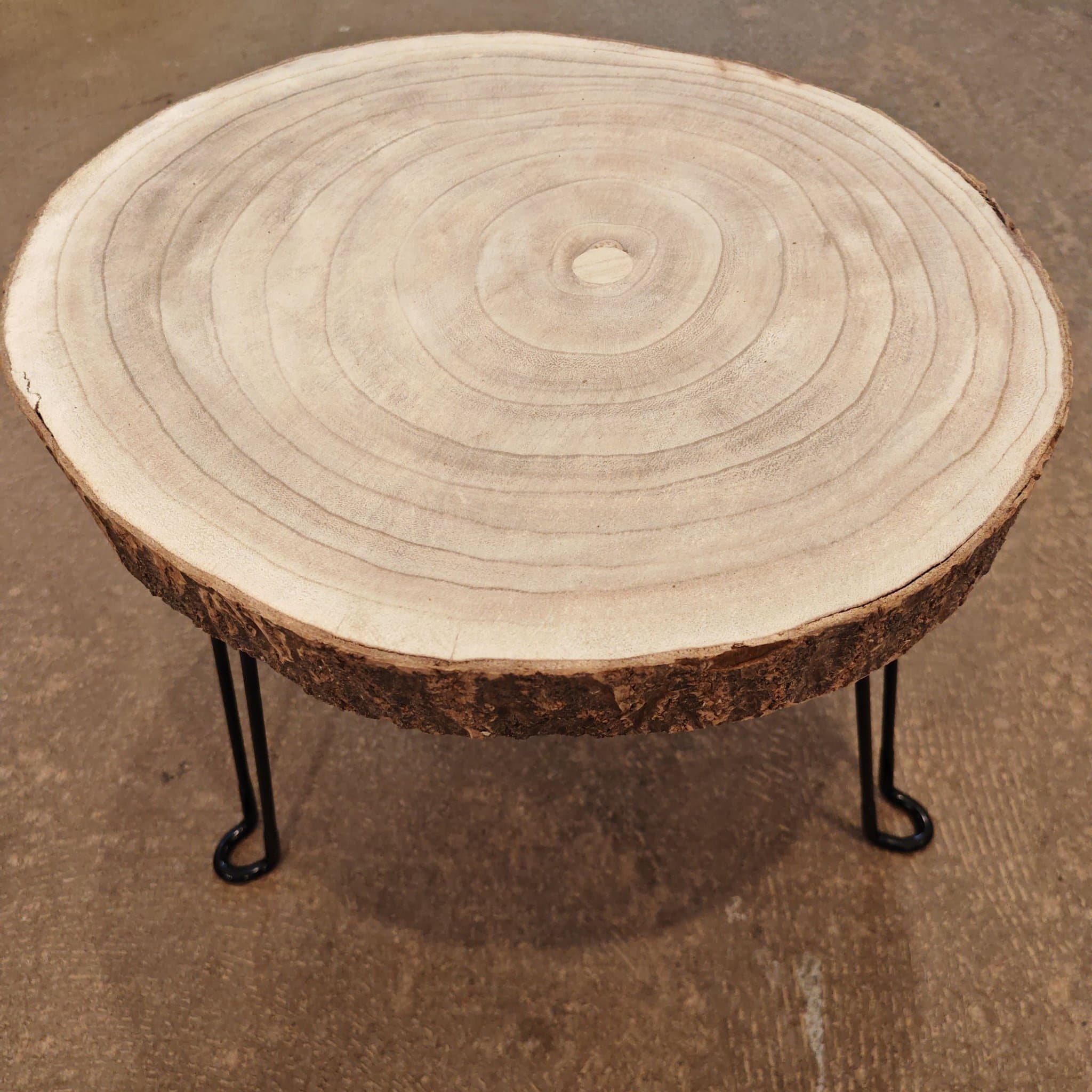 Träskiva Bord med fällbara ben