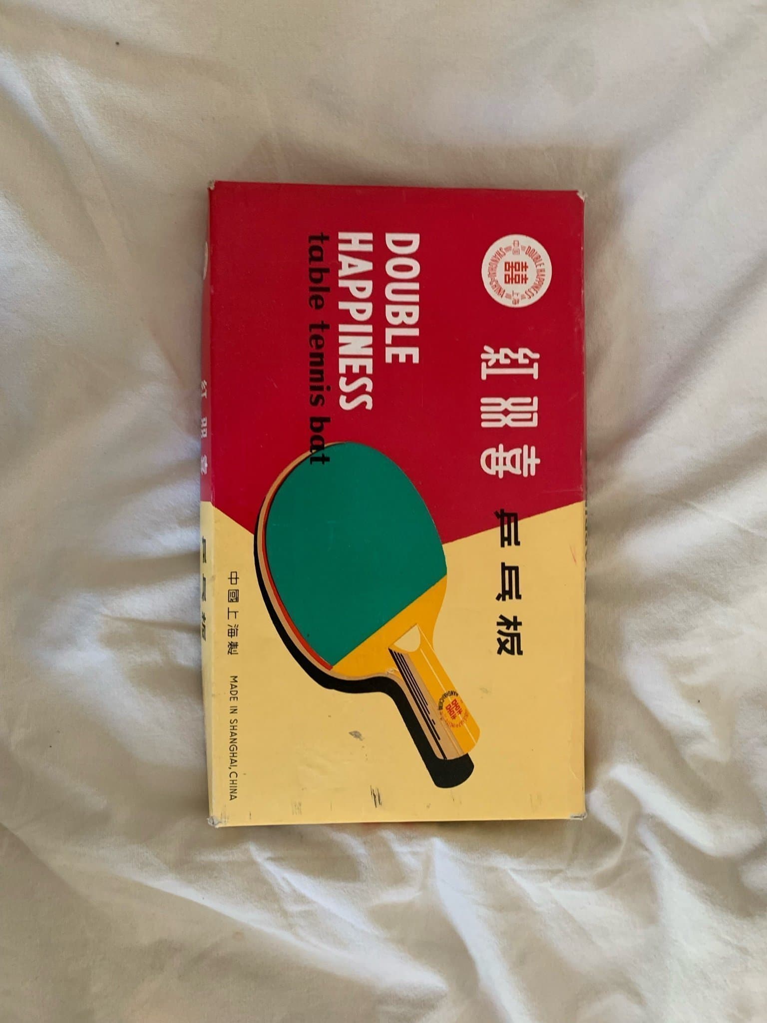 Vintage Double Happiness Pingisracket